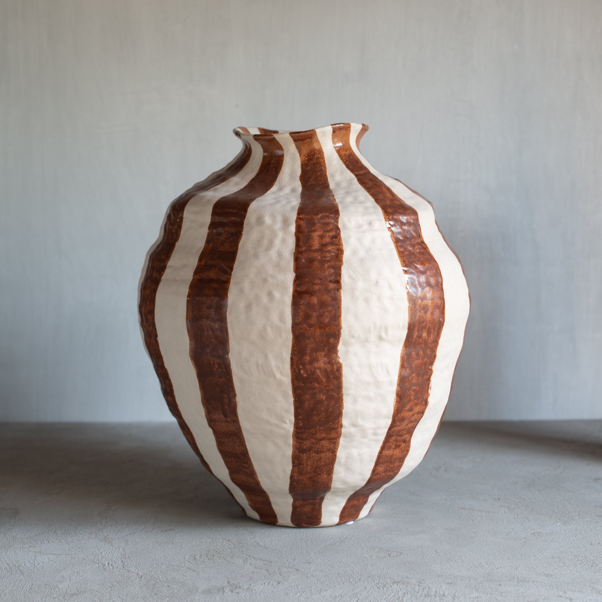 Raya Ceramic Vase Tan