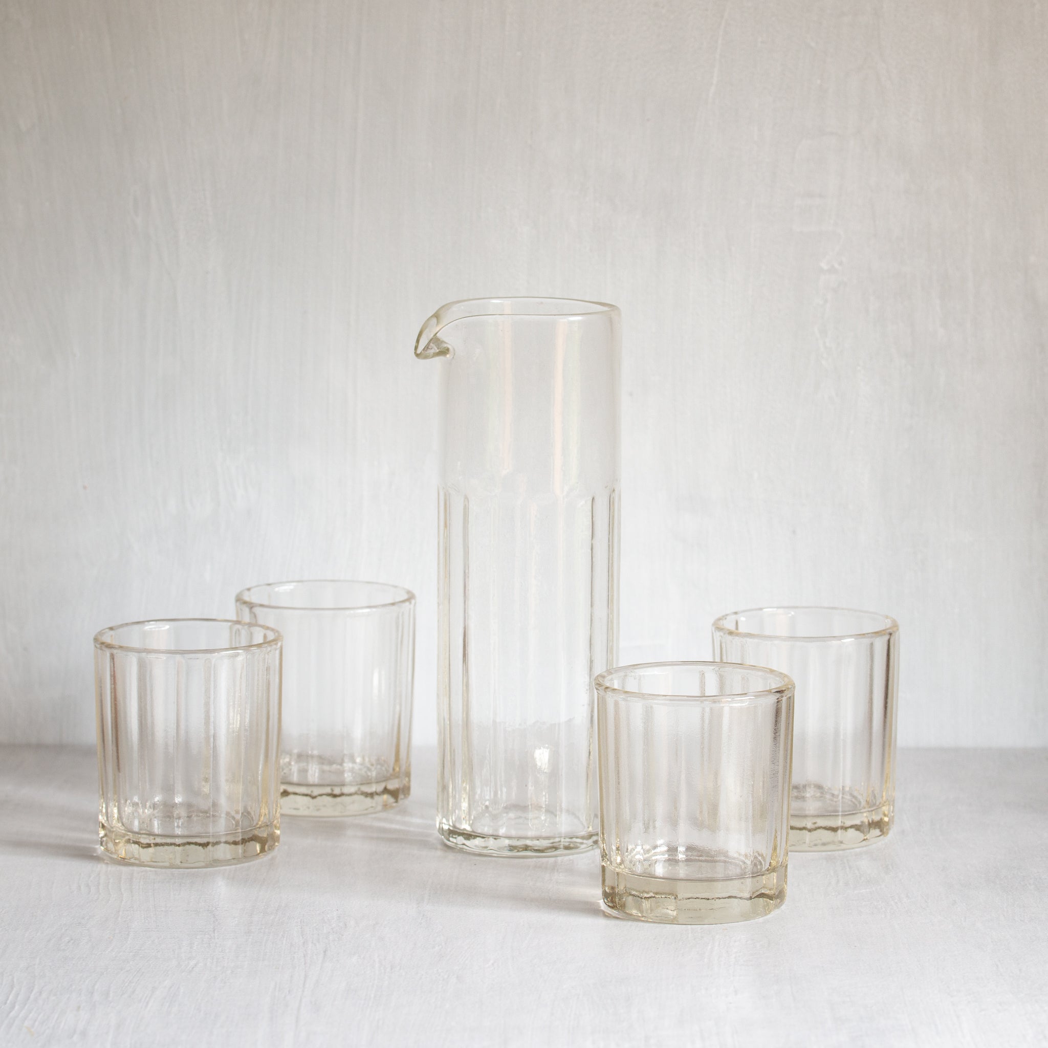 Reed Carafe + Tumbler Set | Clear