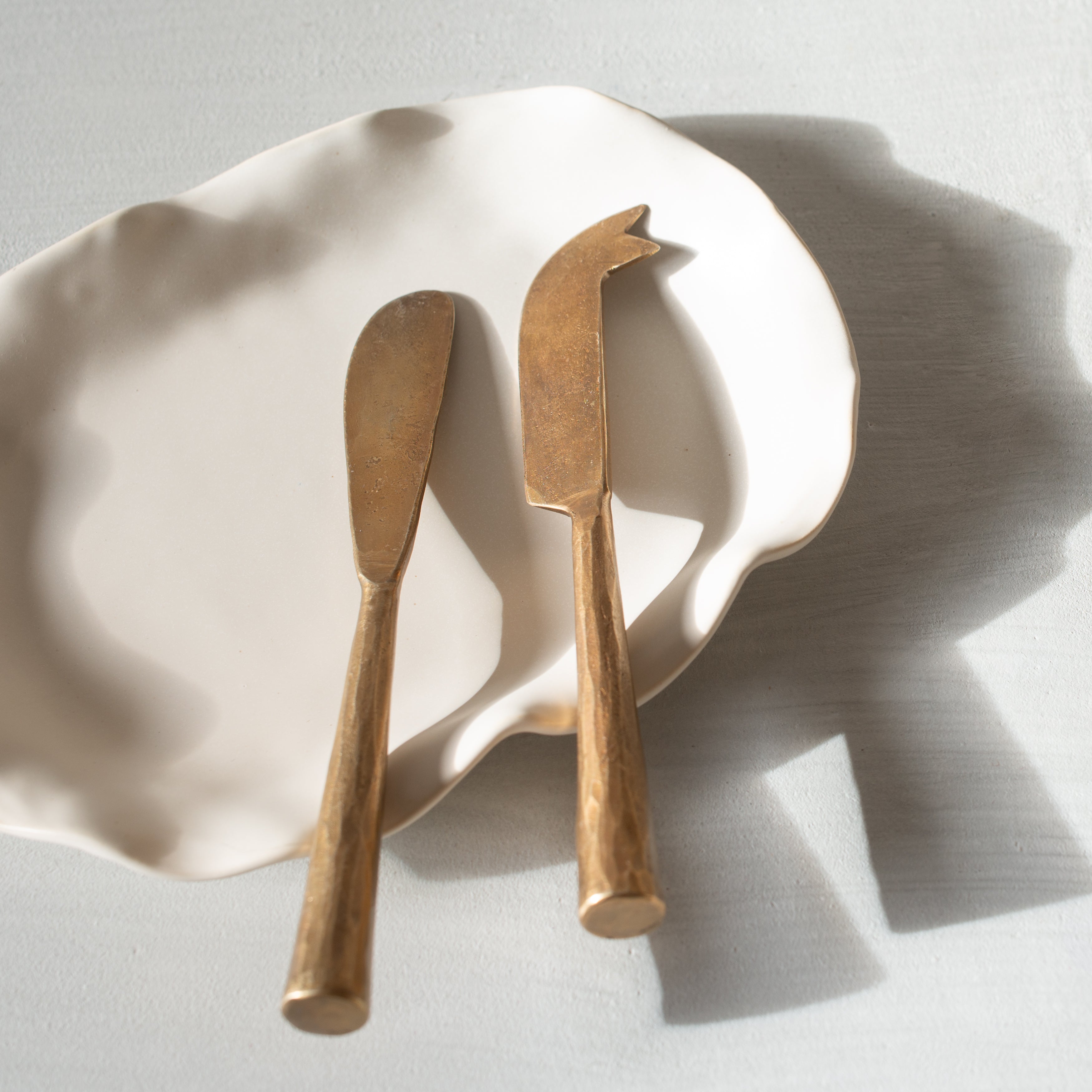 Ronde Cheese Knife + Spreader Set