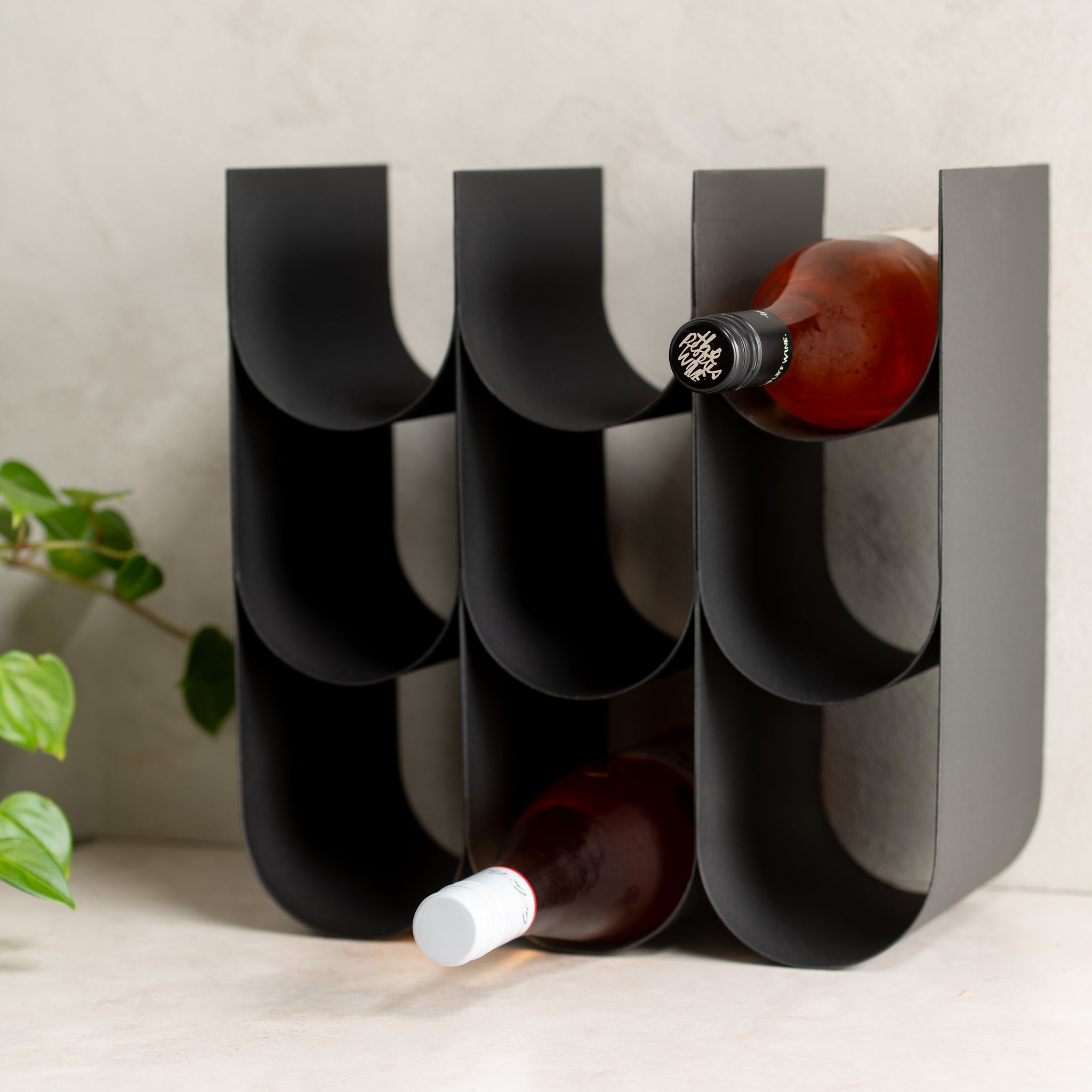 Scallop 9 Bottle Wine Rack