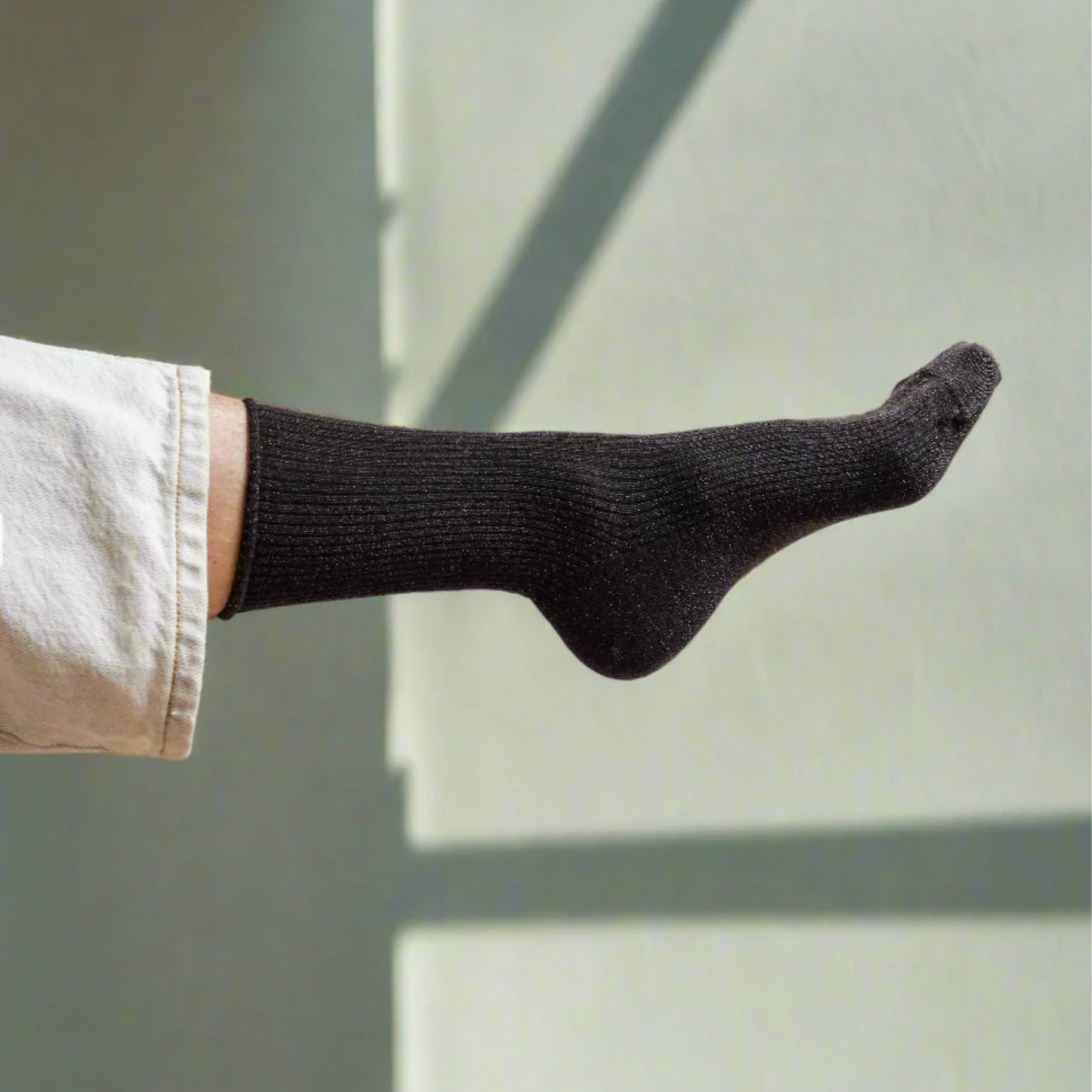 Klue Socks | Glitter Lurex | Dark Chocolate
