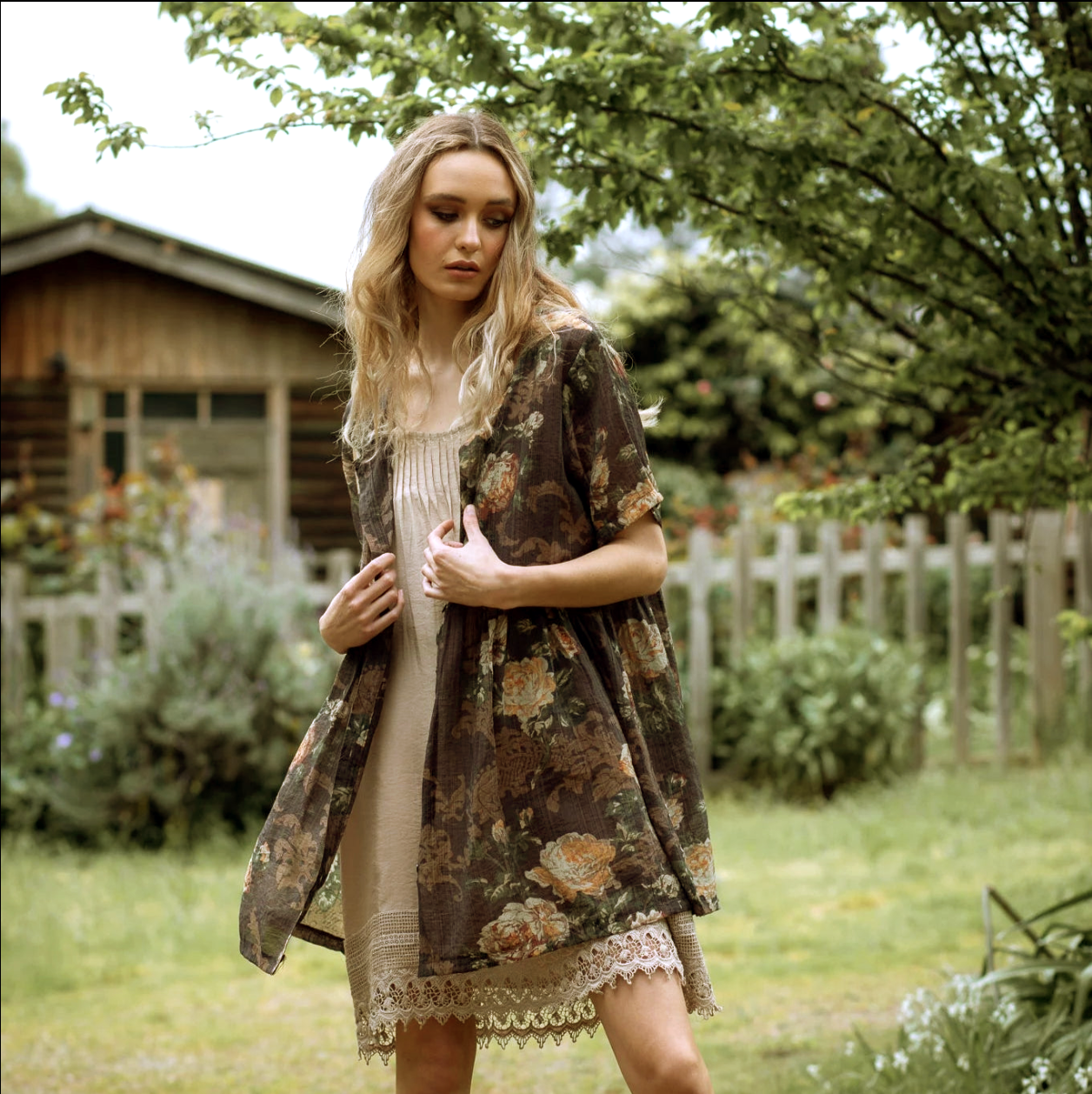 Baby Doll Dress | Chocolate Floral