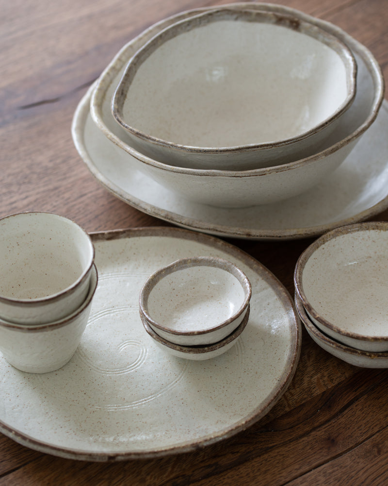 Japanese Ceramics | Shirokaratsu | Large Oval Plate