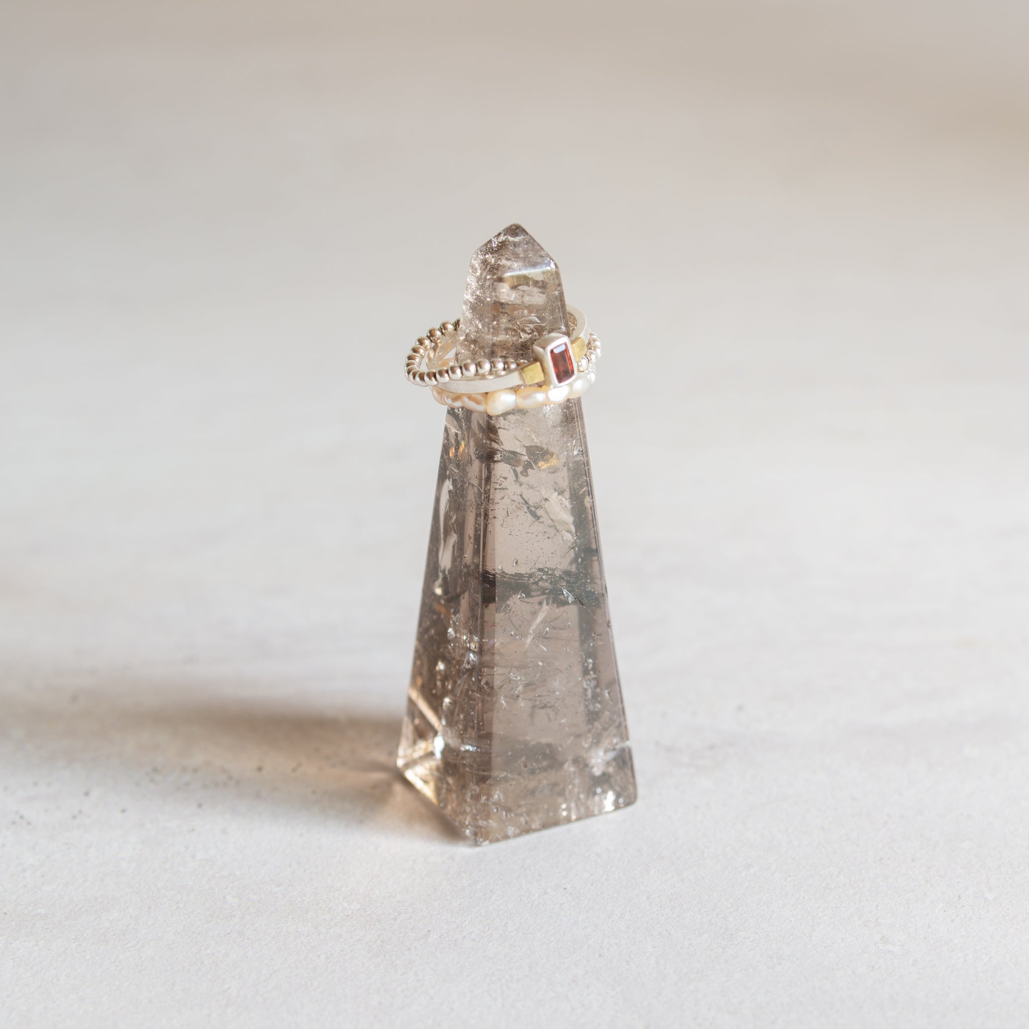 Smokey Quartz Obelisk