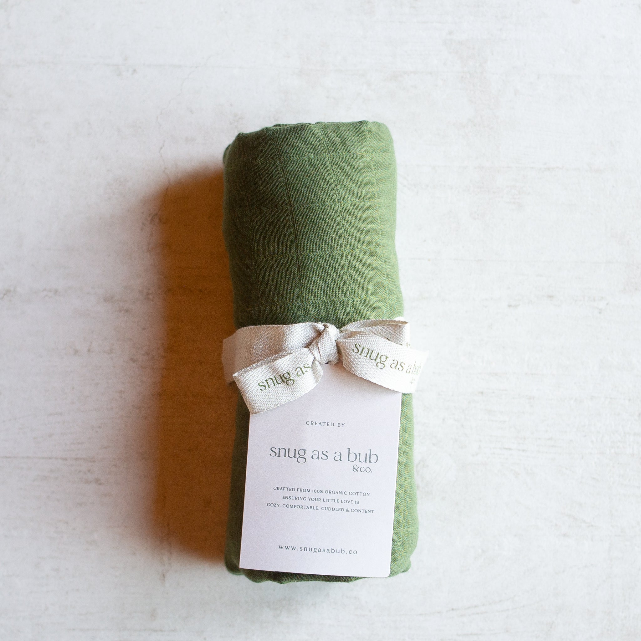 Snug as a Bub & Co Swaddle | Olive