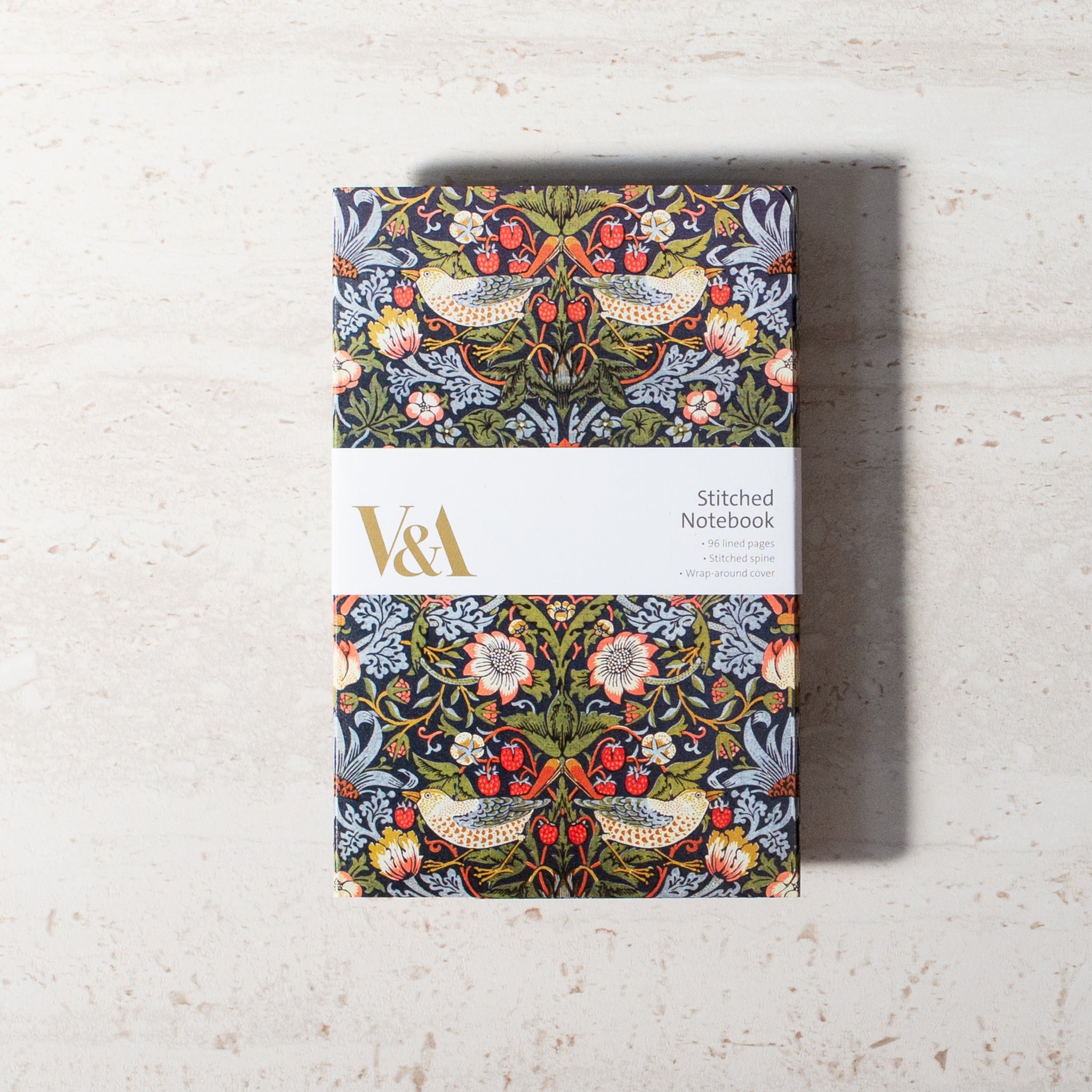 Notebook | Strawberry Thief | Stitched