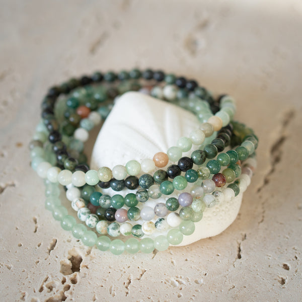 Natural Stone Bracelet Set/6 | Fresca