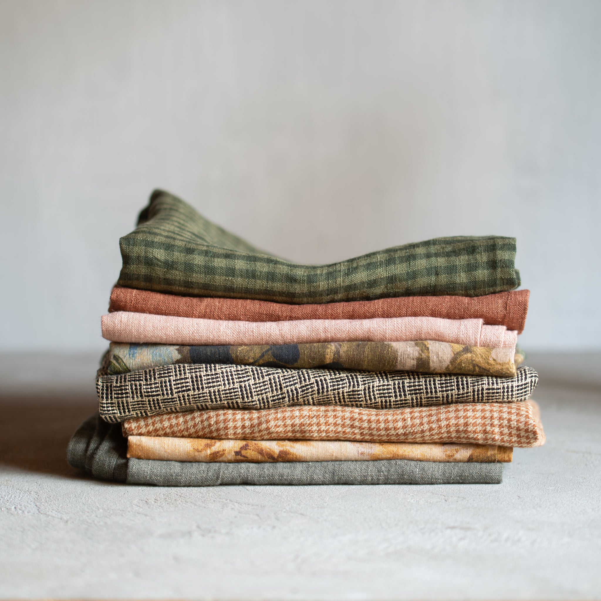 Tea Towel | Stone Washed Linen | Nutmeg