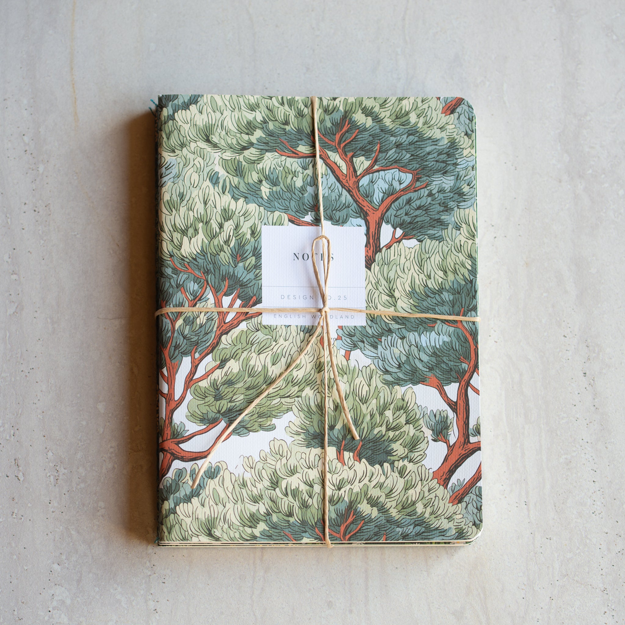 Stitch Bound Medium Notebook | Set/3 | Trees