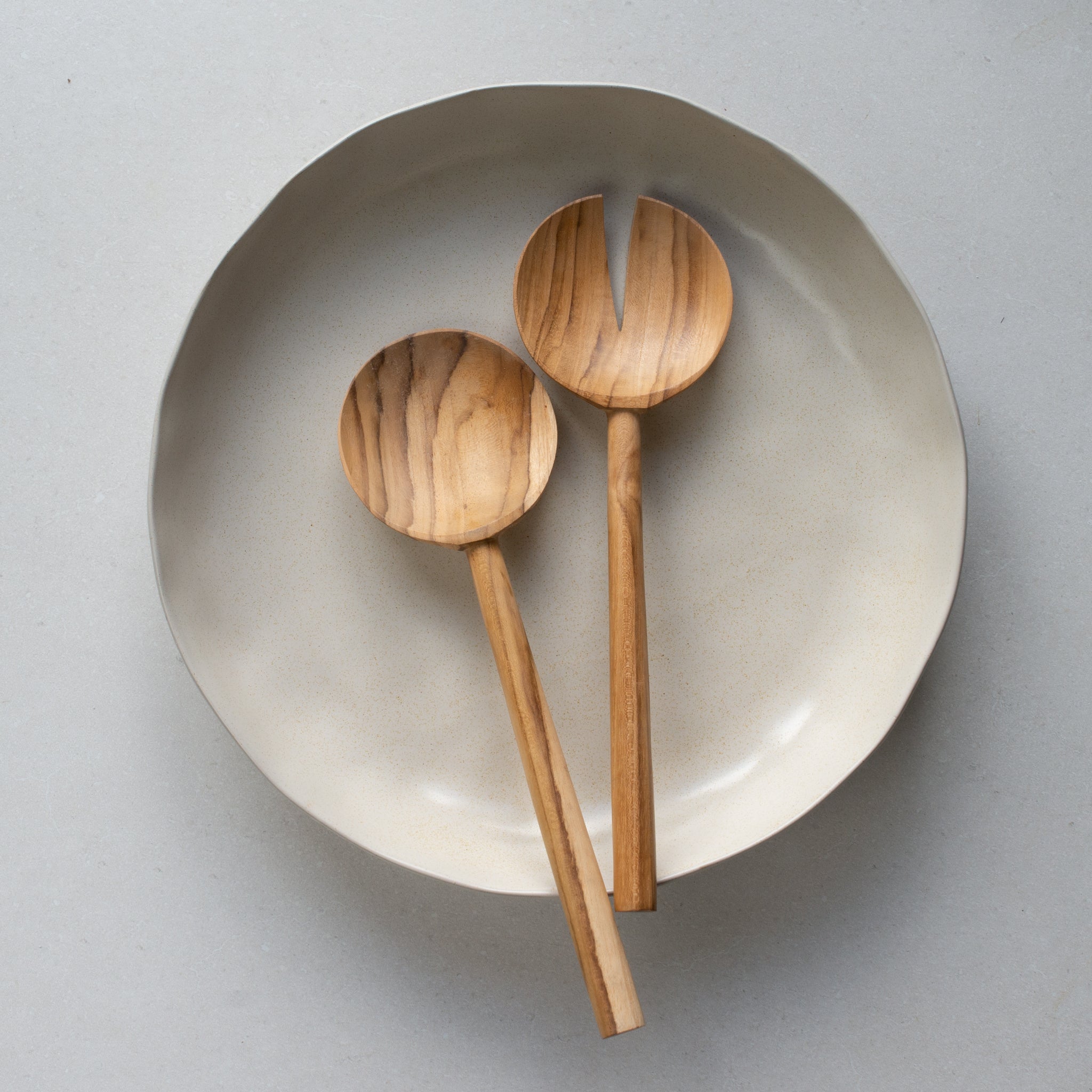 Salad Servers | Teak Wood
