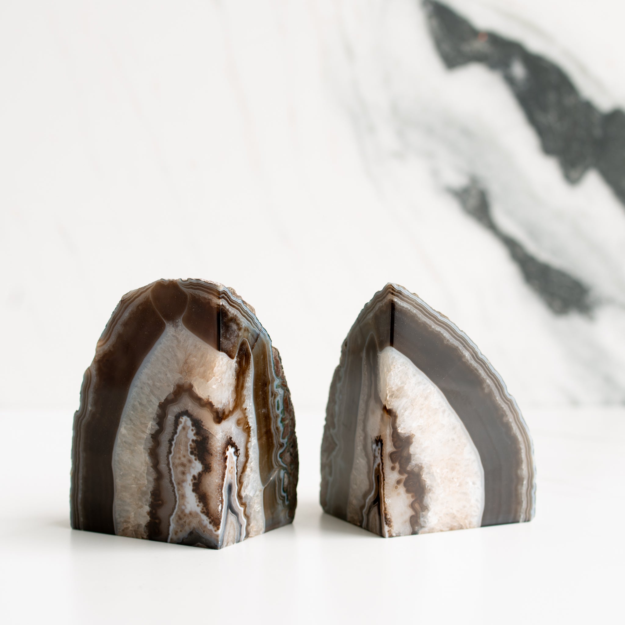 Agate Bookends | D