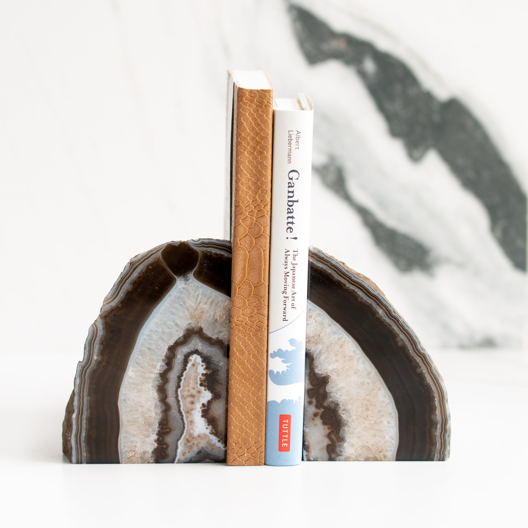 Agate Bookends | D