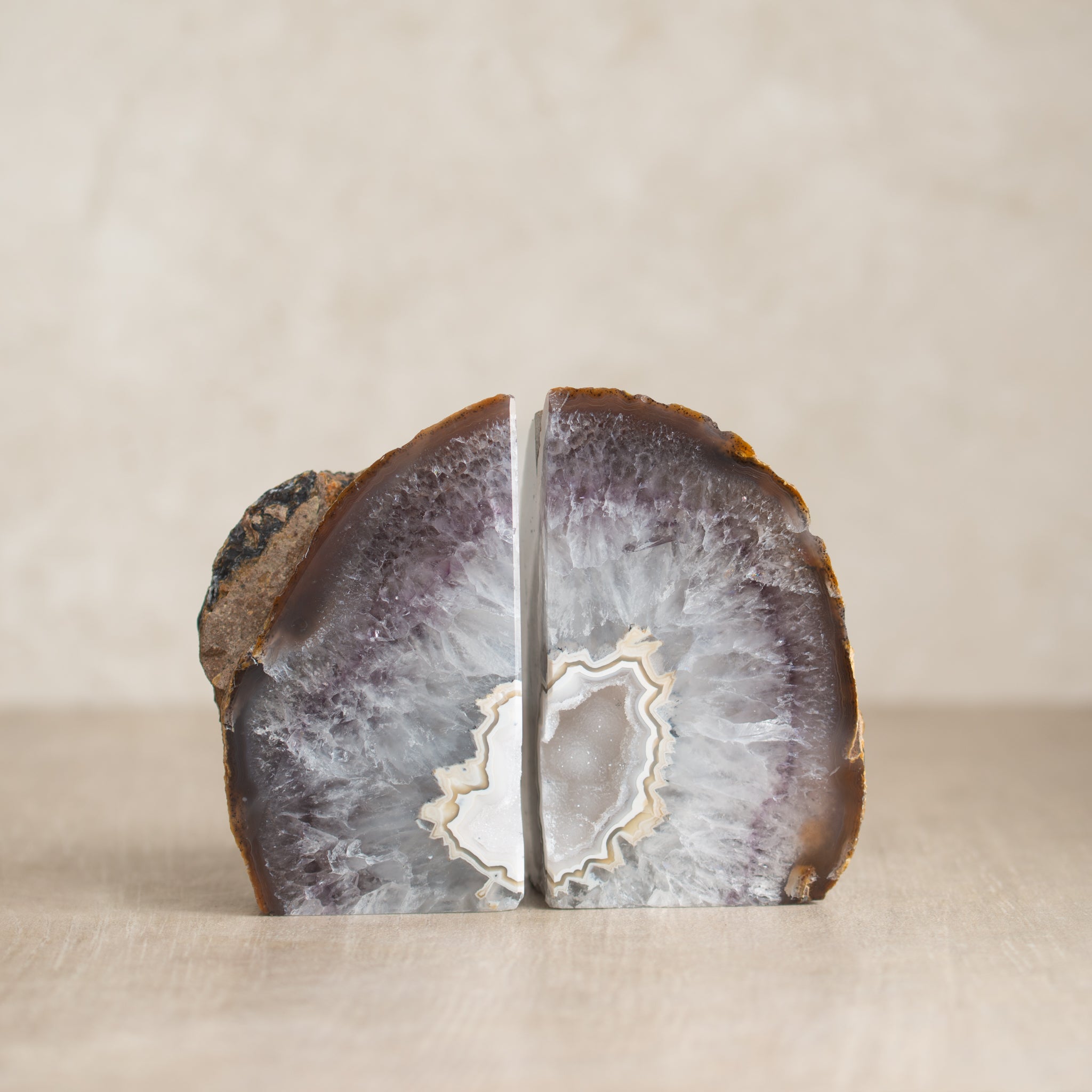 Agate Bookends | E