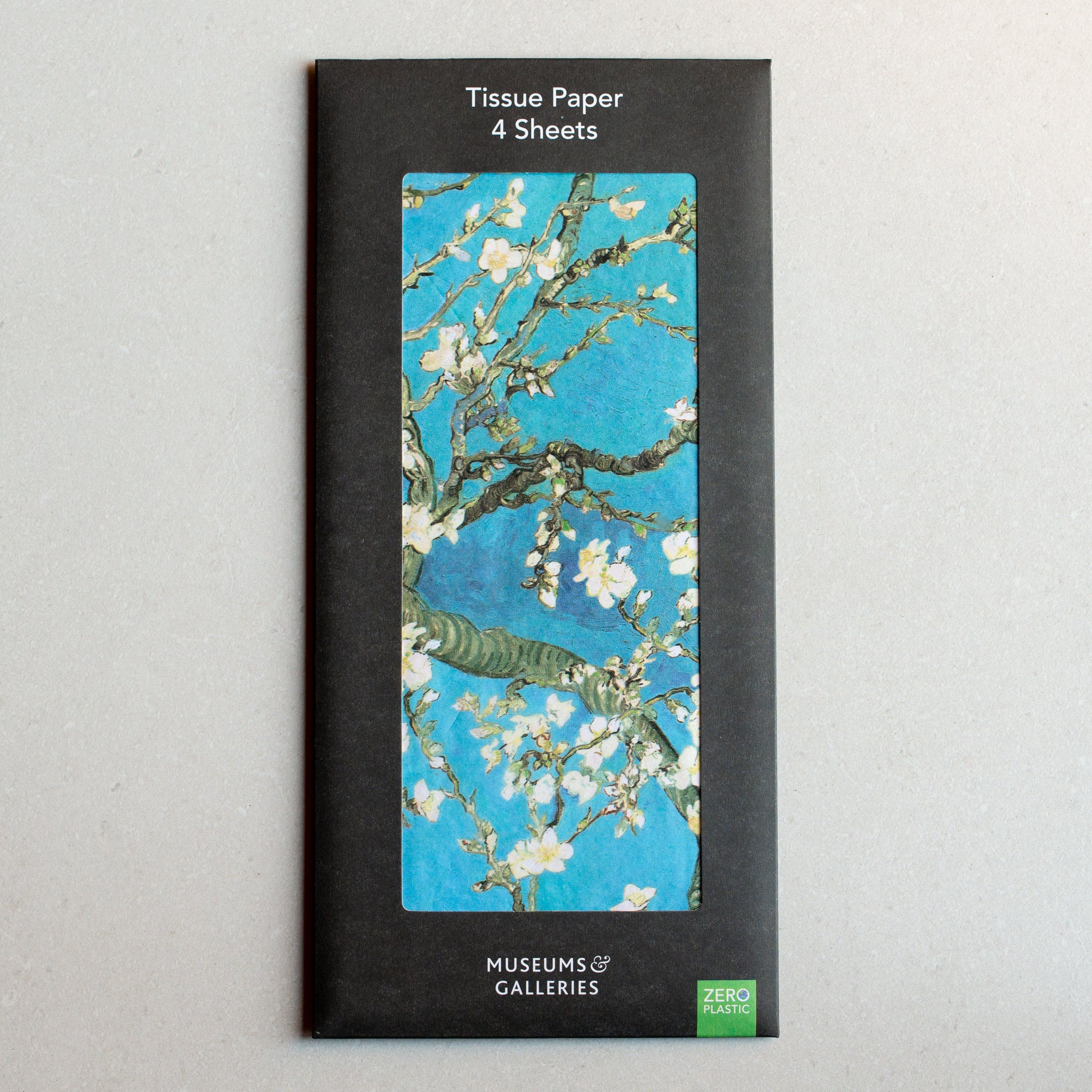 Printed Tissue Paper | Almond Branches in Bloom Pattern