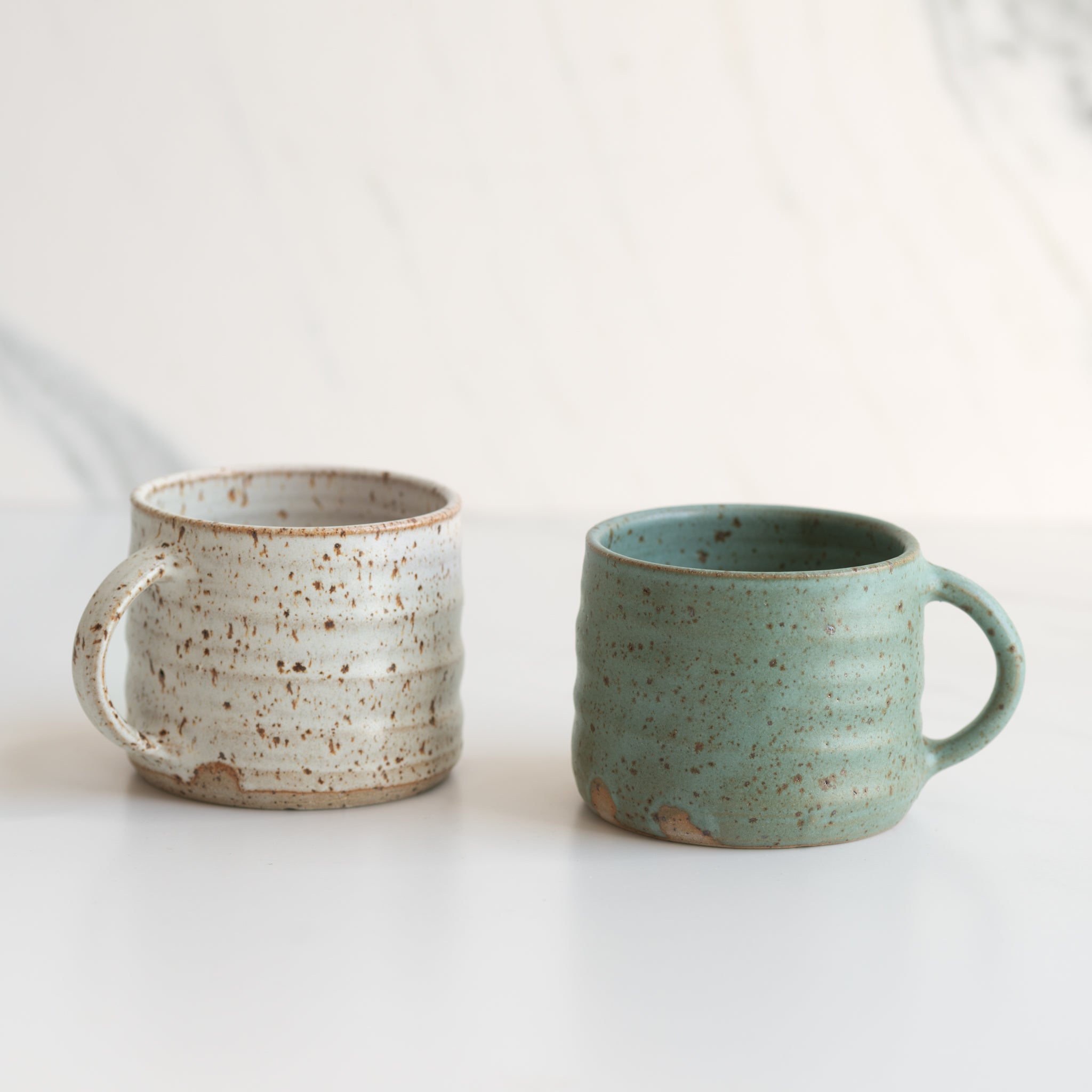 Anna Campbell | New Zealand Ceramics | Mug | Speckled White