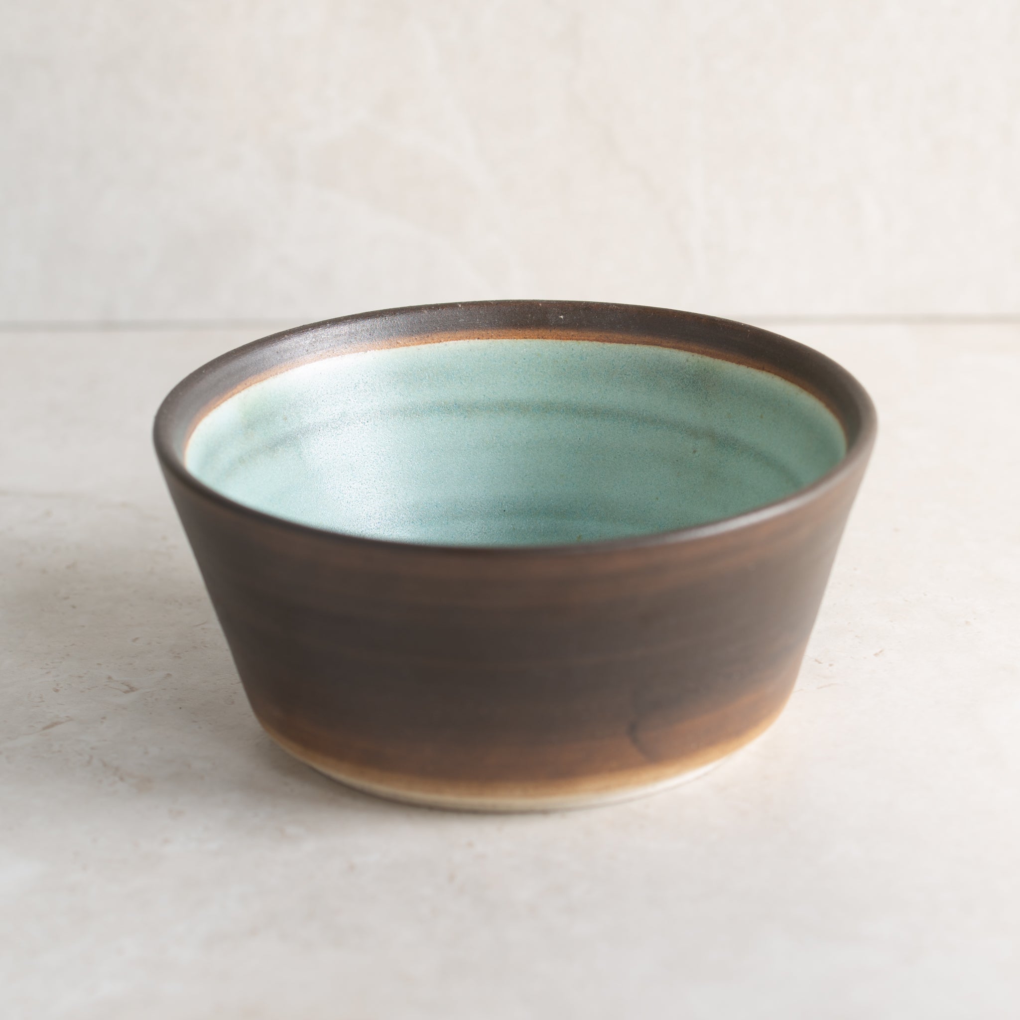 Aqua Nero Ceramic Bowl