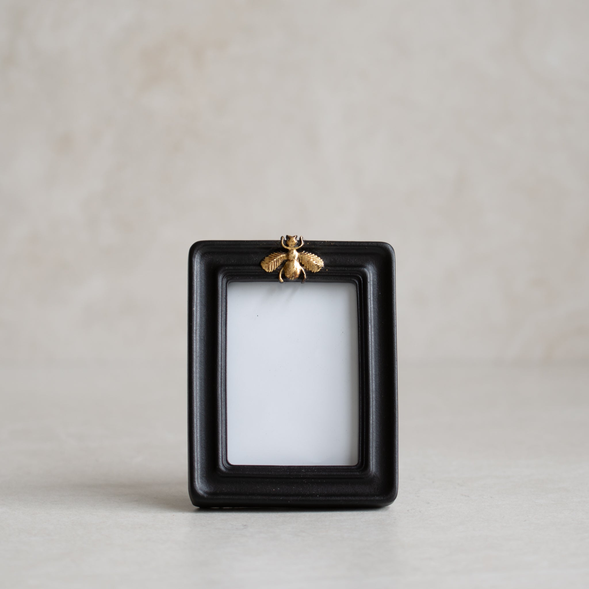 Black Photo Frame | Gold Bee | Small