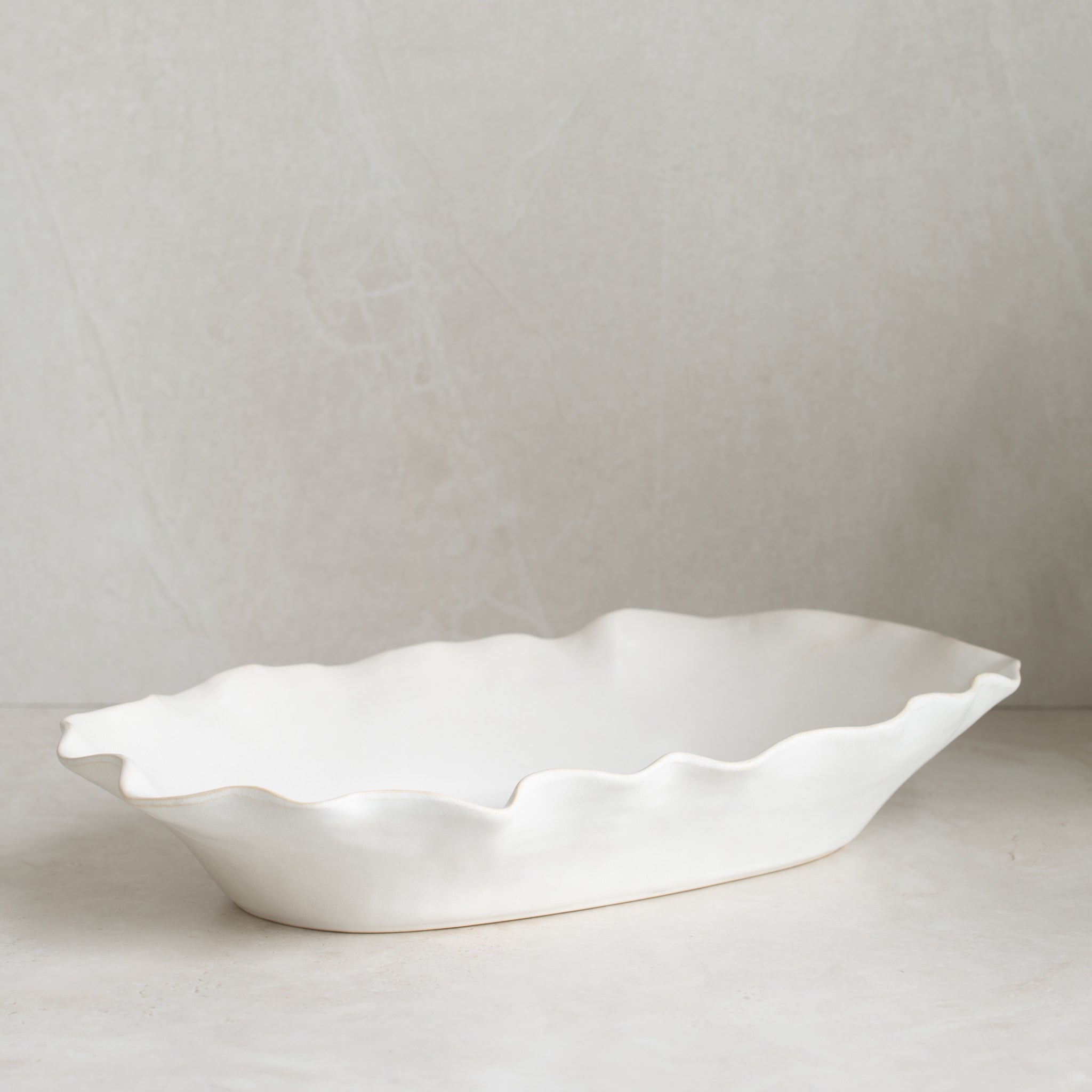 Blanca | Oval Ceramic Bowl | Large