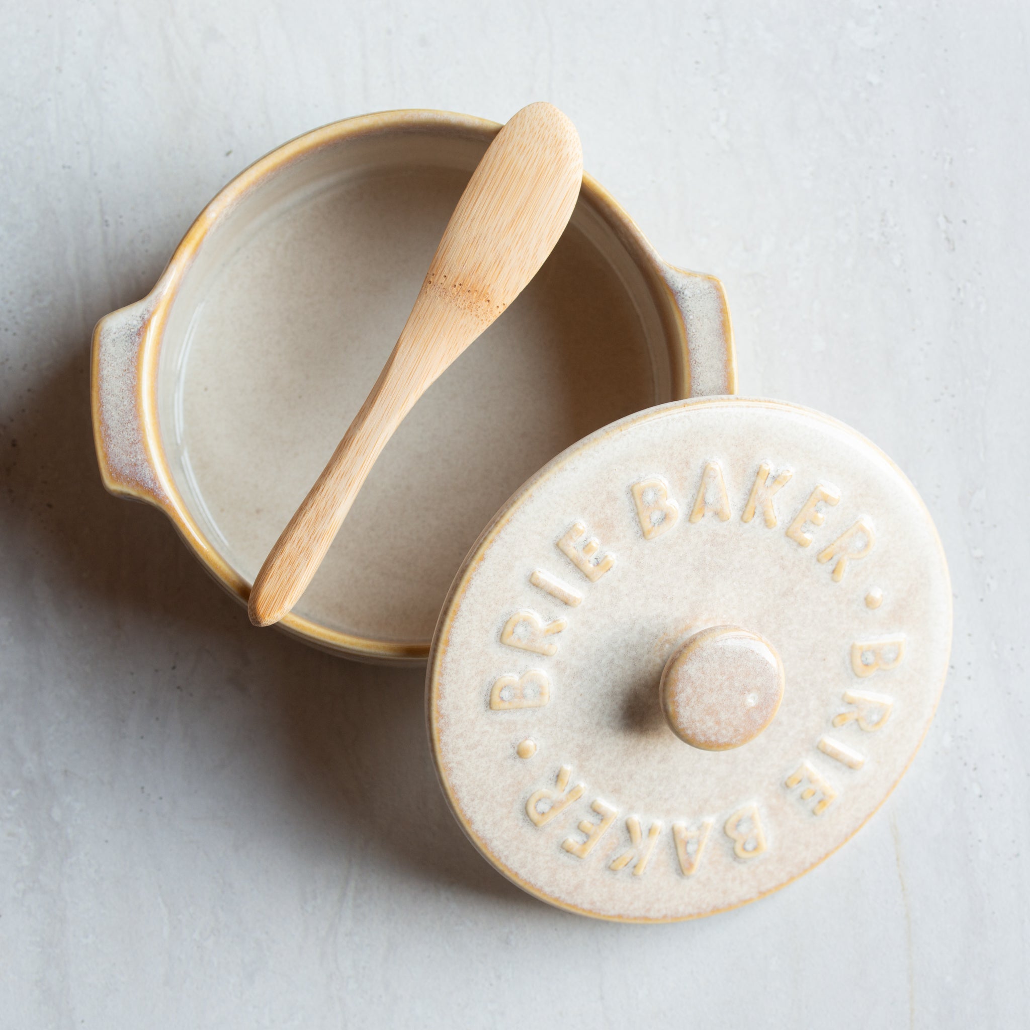 Ceramic Brie Baker| Natural