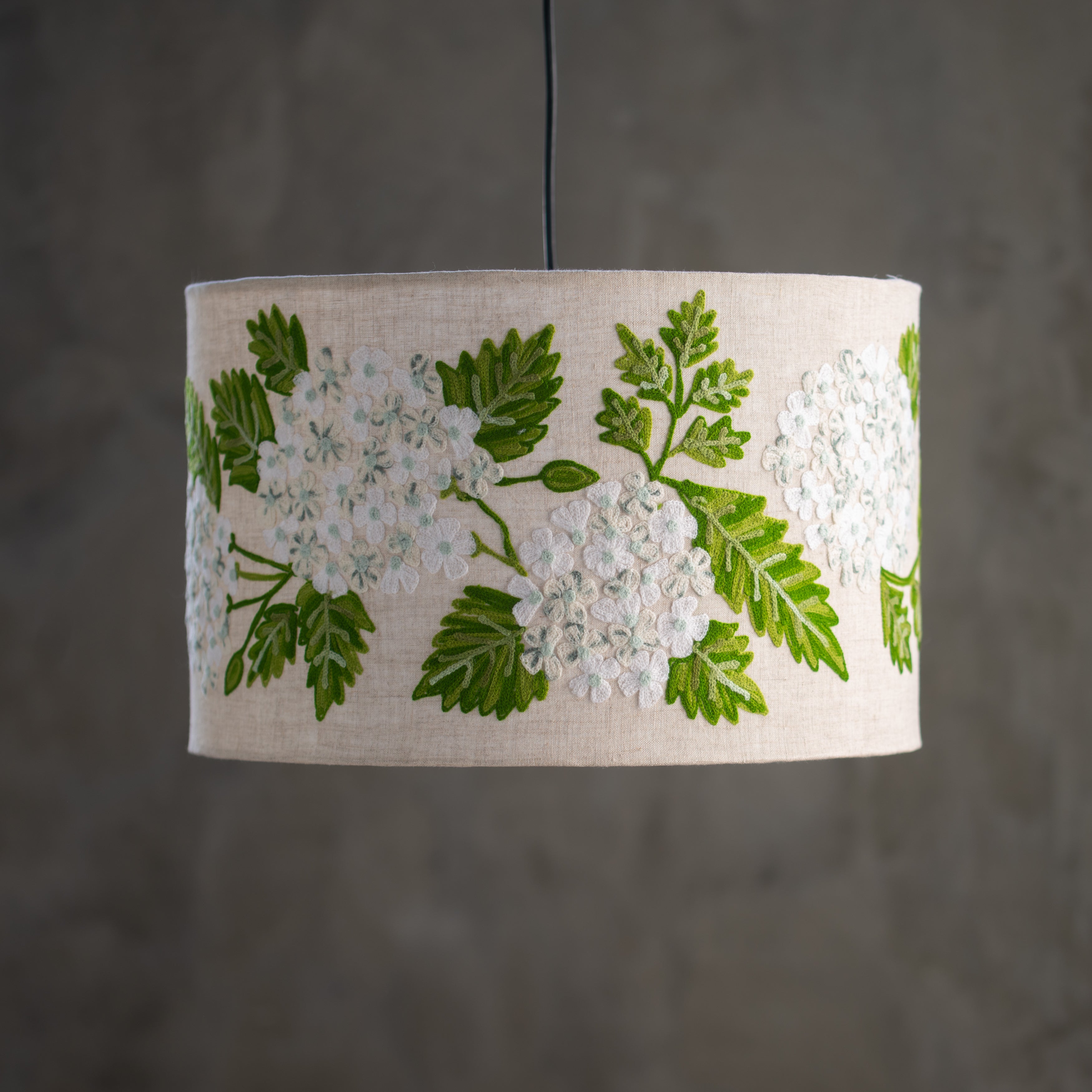 Broderi | Ceiling Pendant Light Shade | Hydrangea