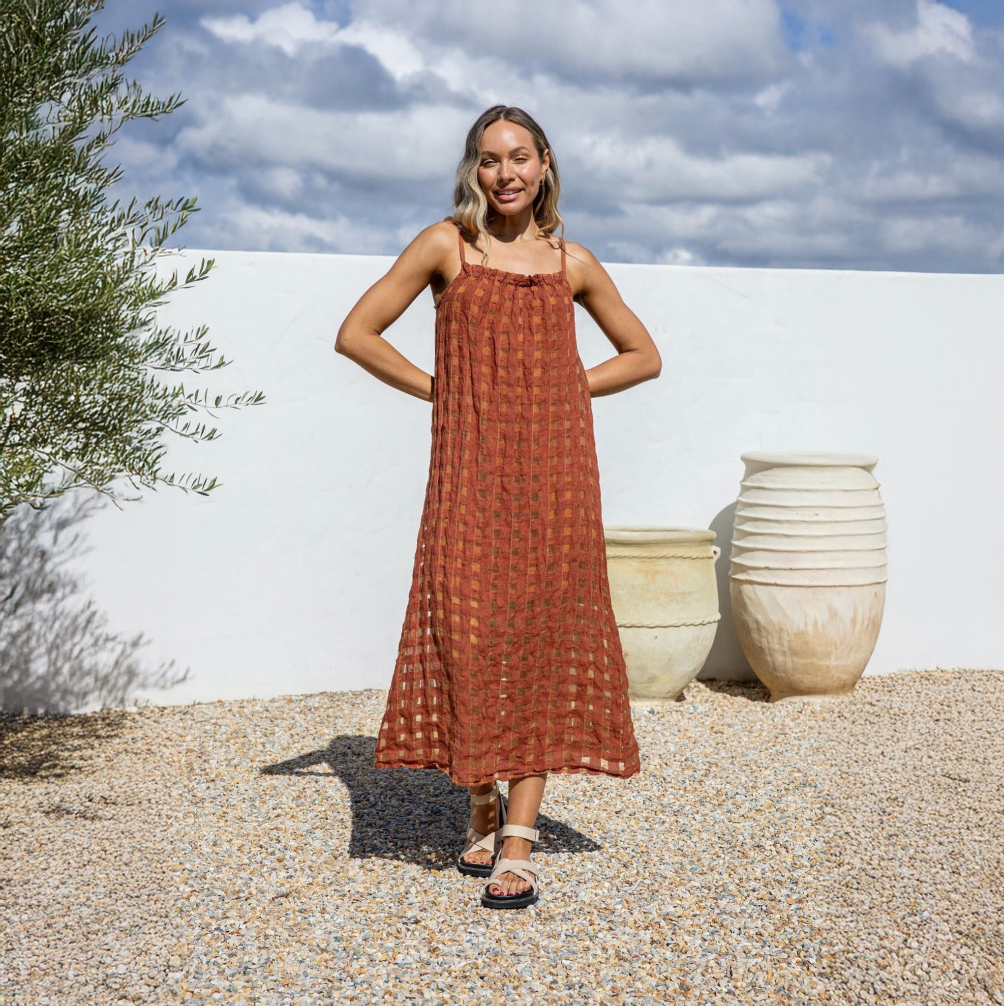 Linen Dress | Fluire | Coco