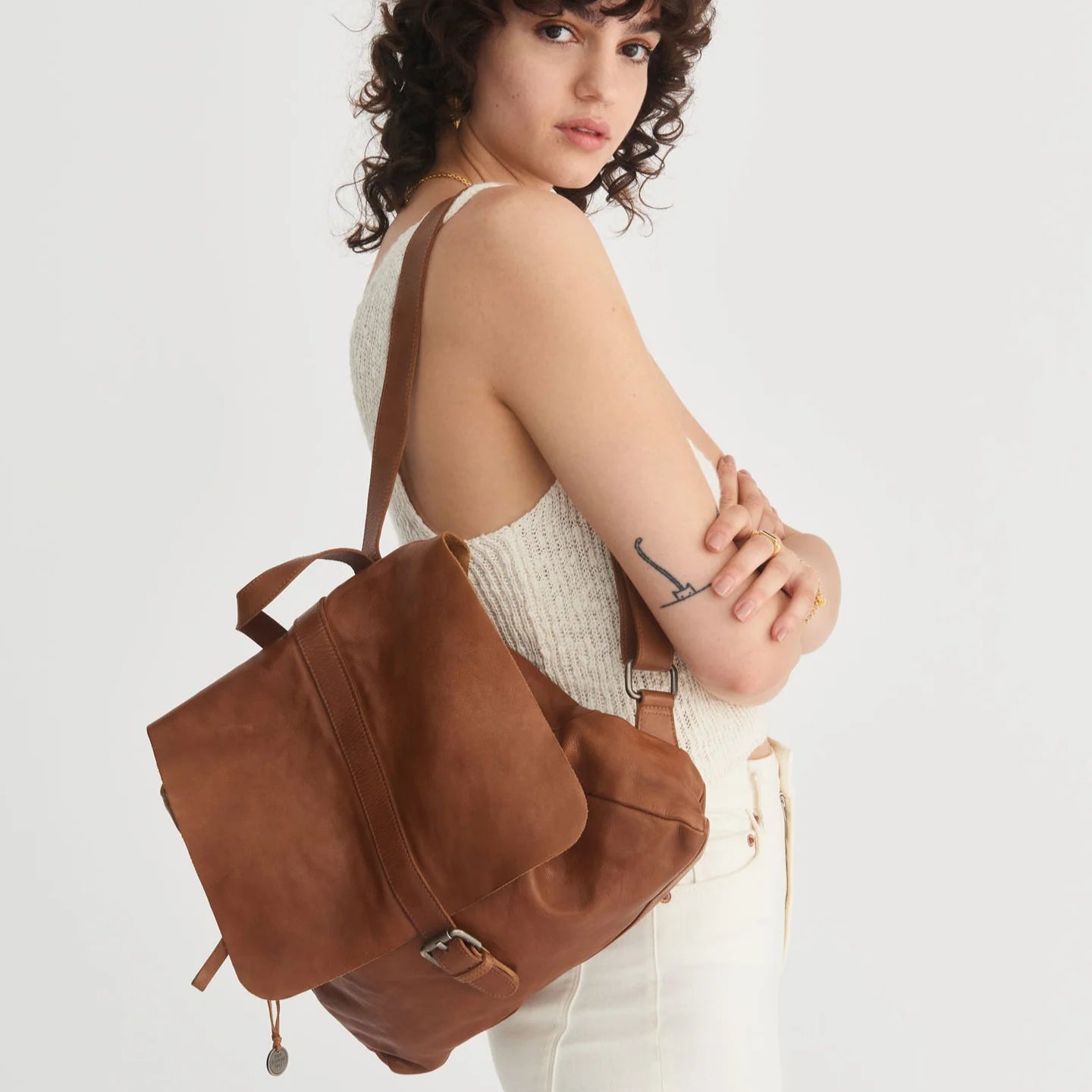 Stitch & Hide | Hamburg Backpack | Saddle