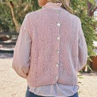 Mohair Vest | Pointelle | Pink