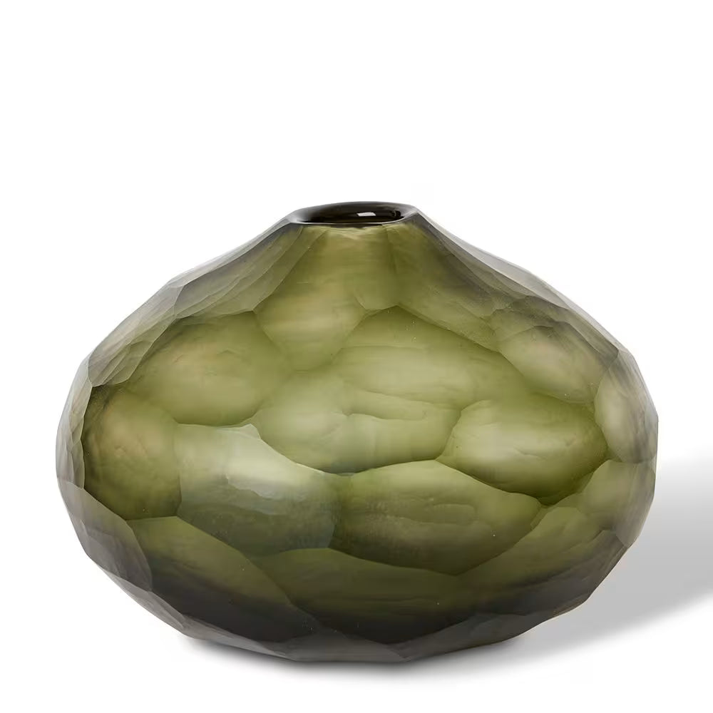Kimoni Cut Glass Vase
