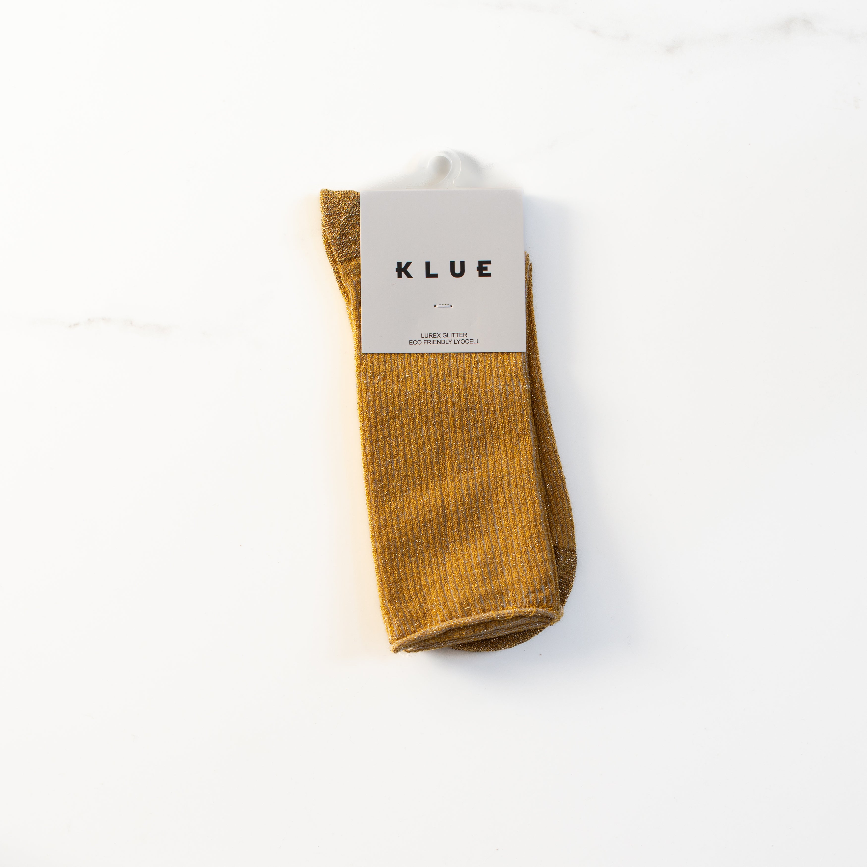 Klue Socks | Glitter Lurex | Mustard