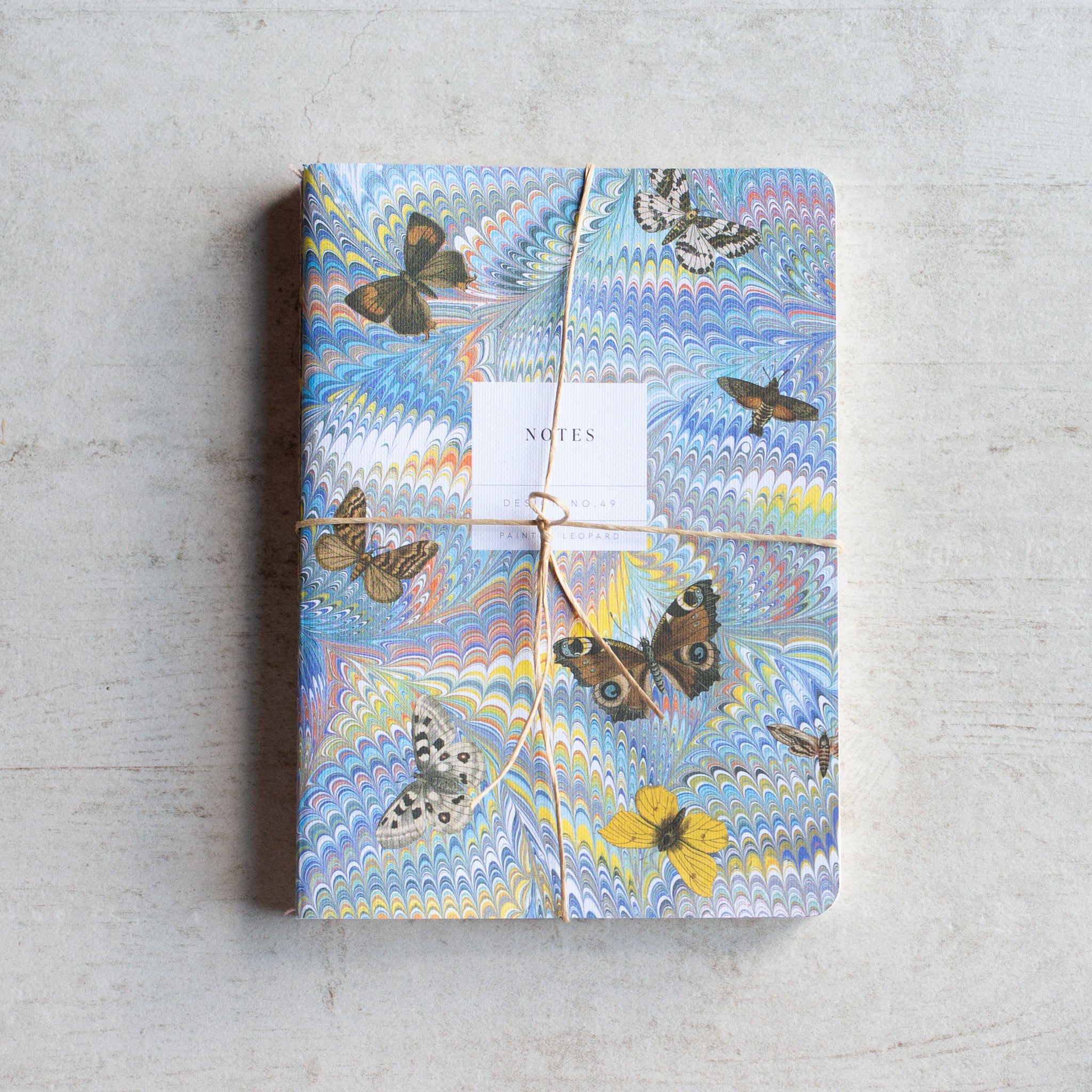 Stitch Bound Medium Notebook | Set/3 | Butterflies