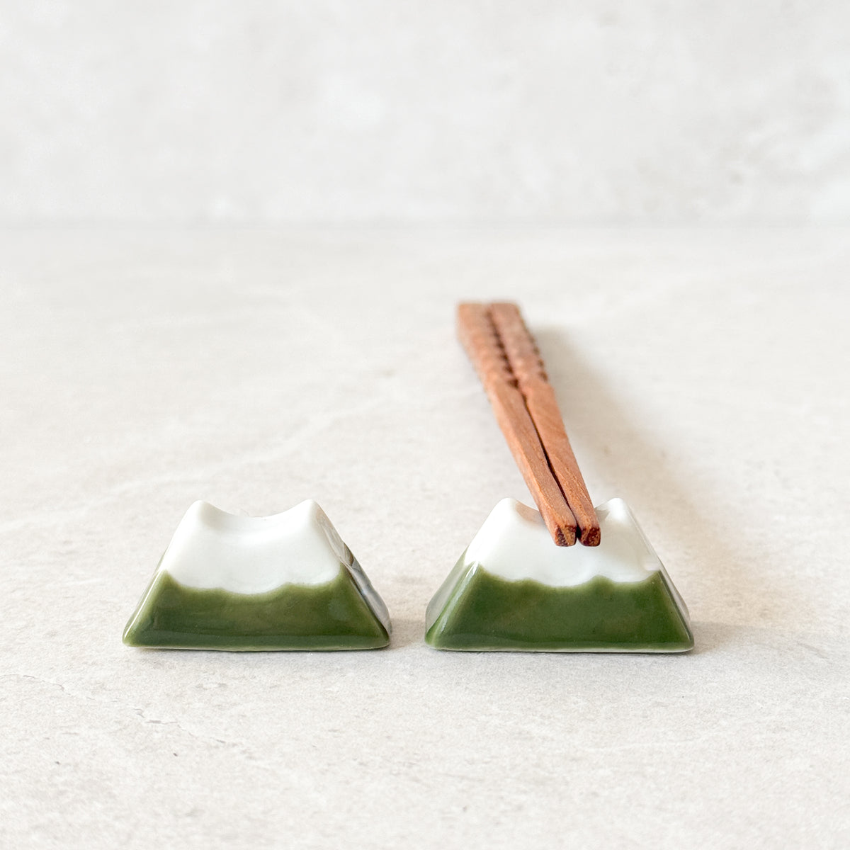 Ceramic Mountain Chopstick Rests | Set of 2
