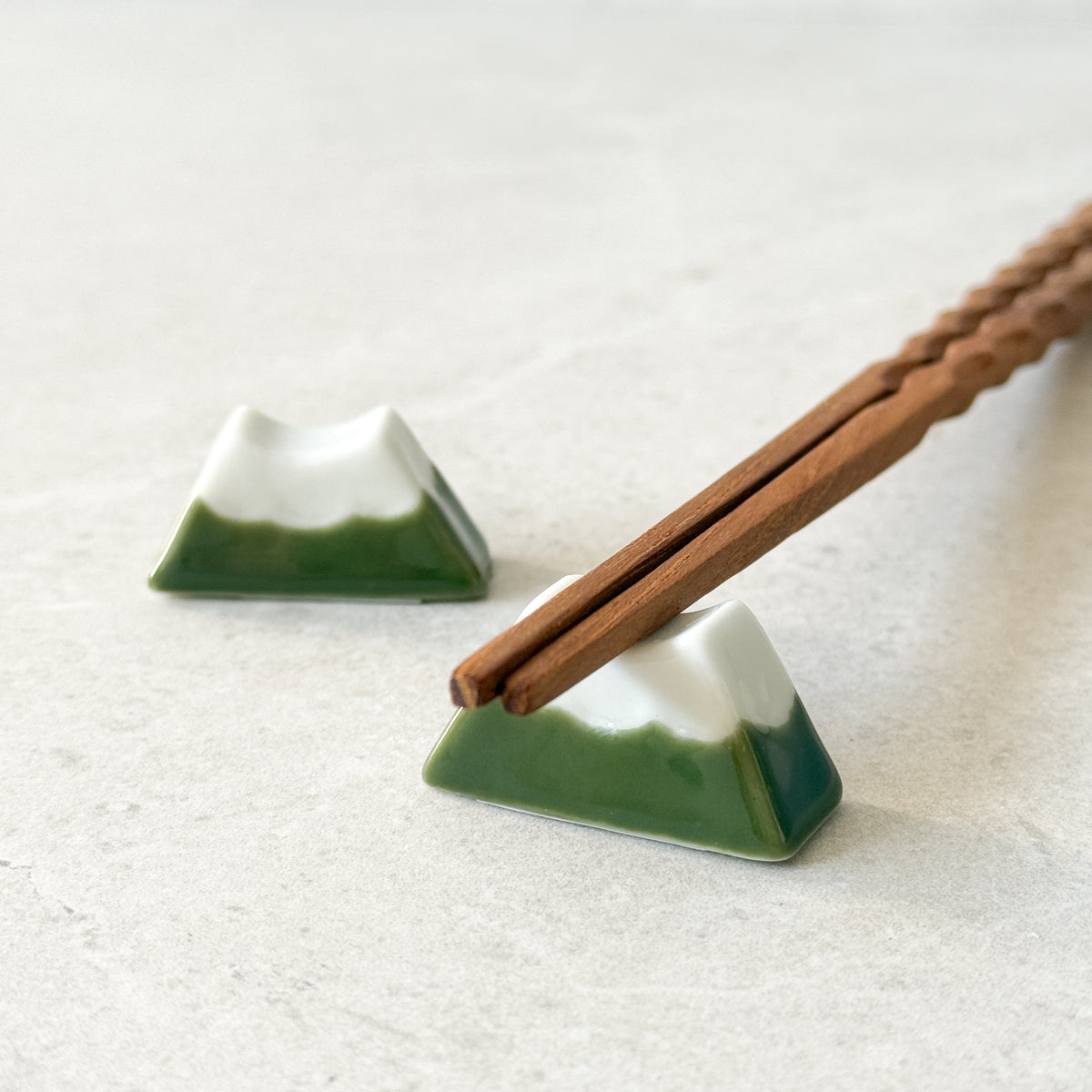 Ceramic Mountain Chopstick Rests | Set of 2