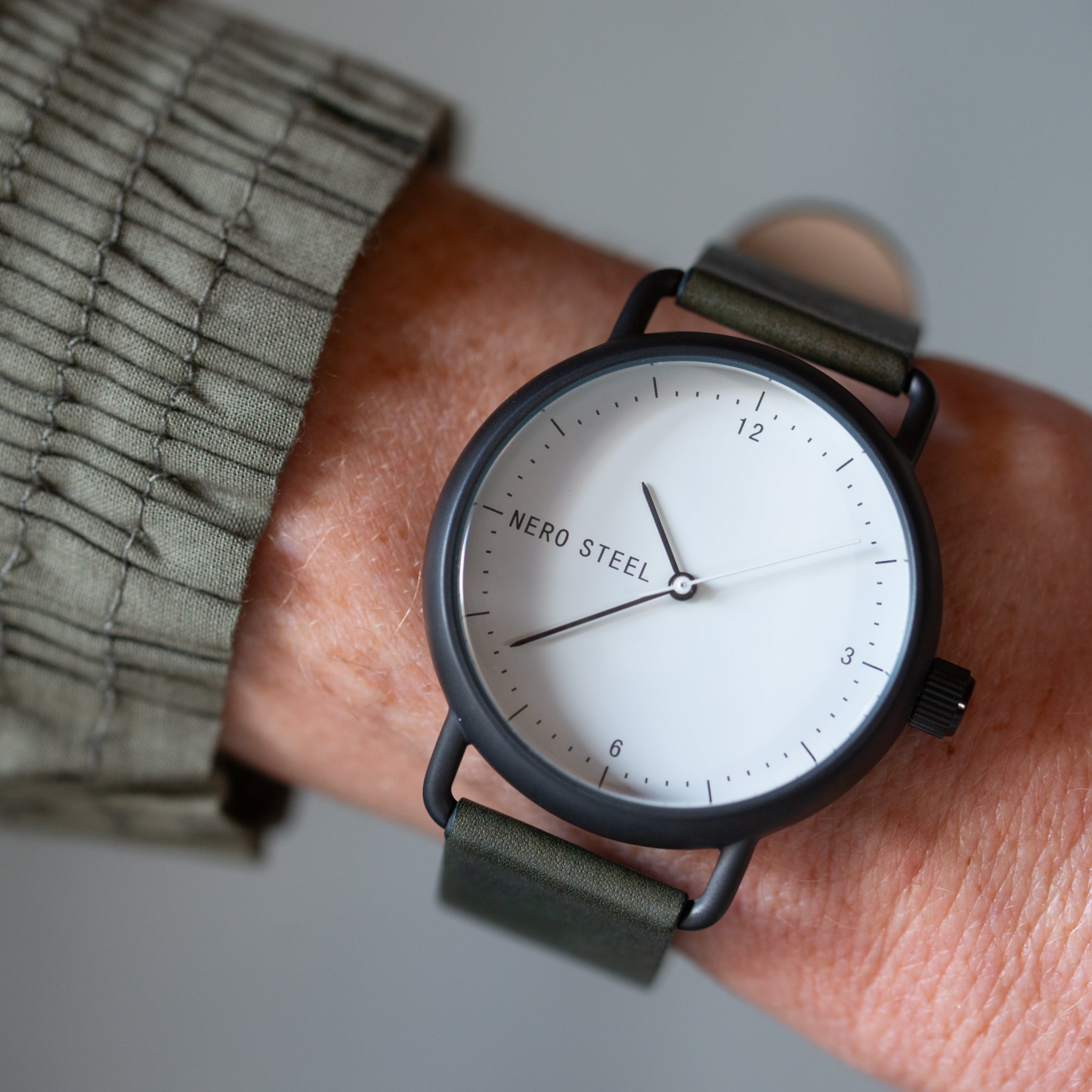 Nero Watch | Steel 116 | Green