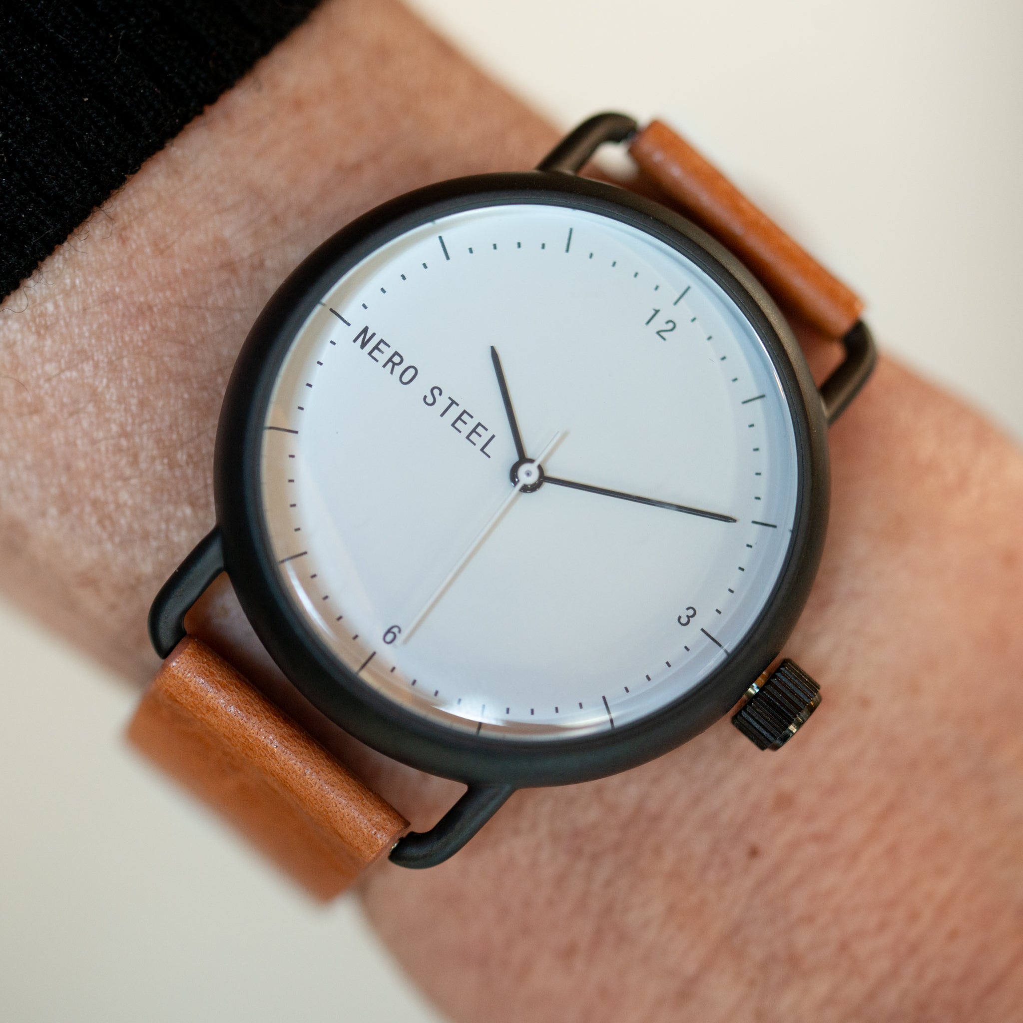 Nero Watch | Steel 116 | Tan