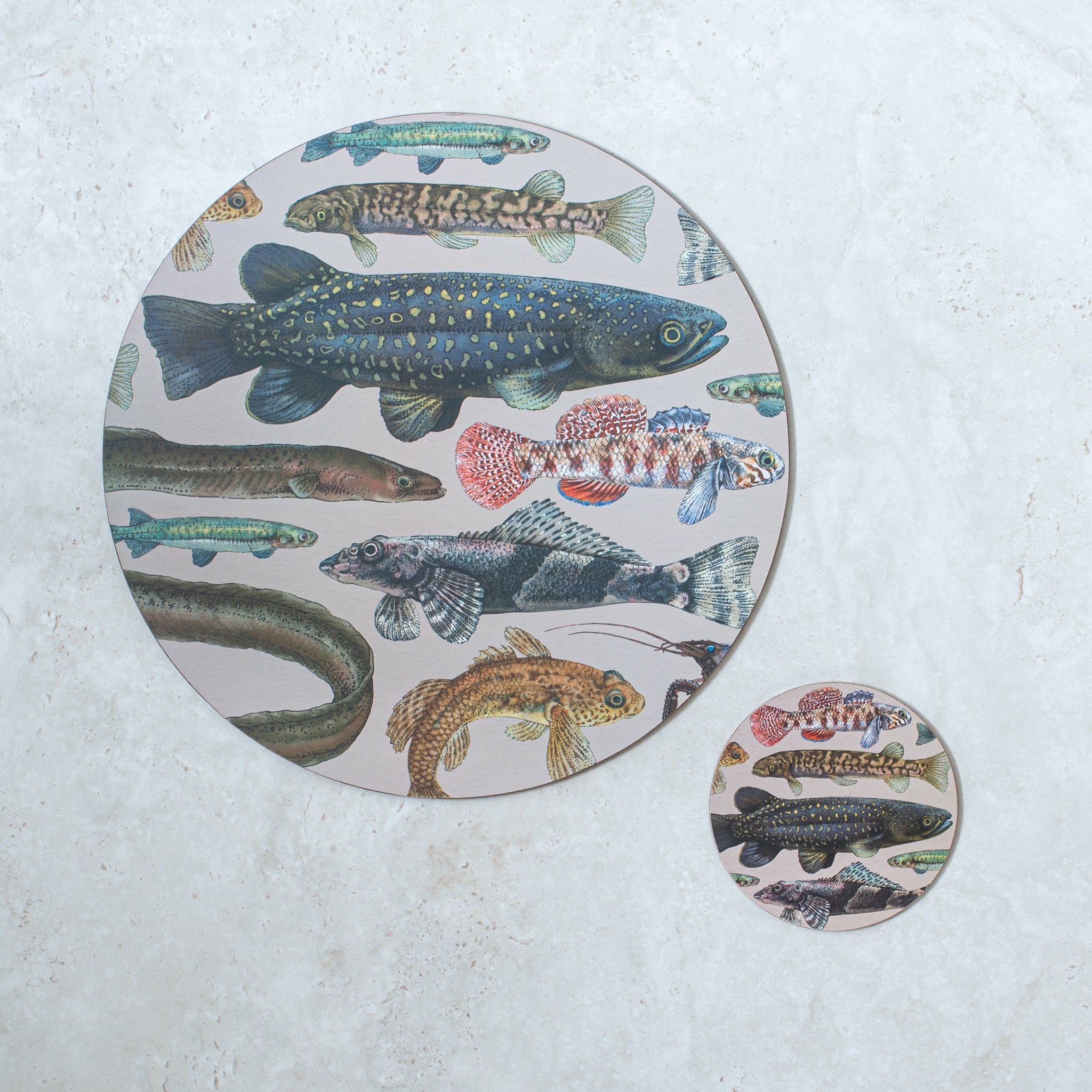 NZ Freshwater Fish Placemat