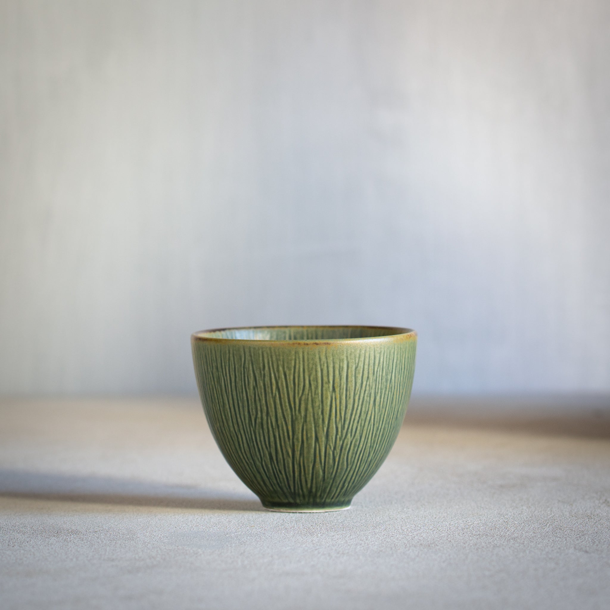Japanese Ceramics | Sencha Ridged Tea Cup