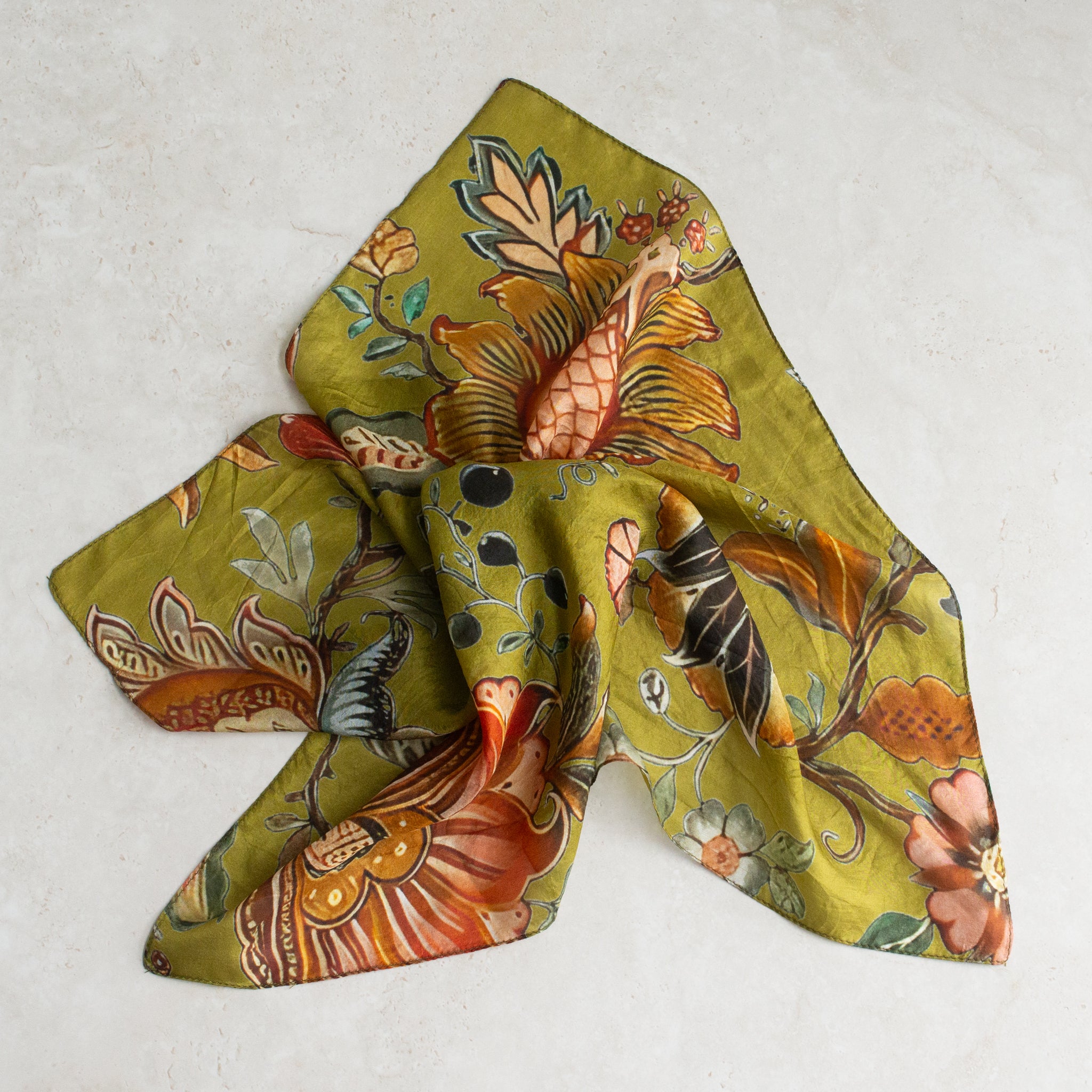 Silk Neck Scarf | Square