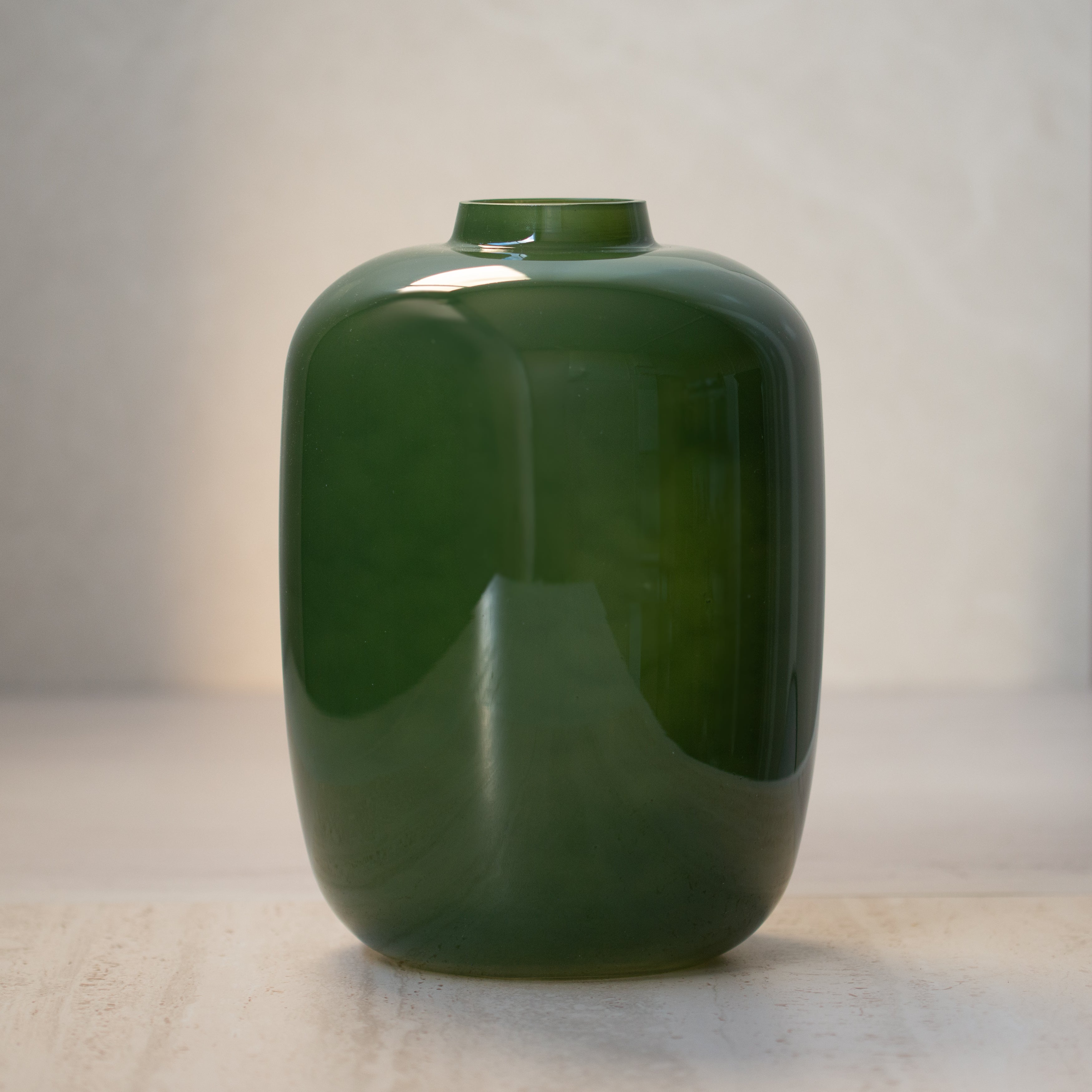 Glass Vase | Green | Sofiya