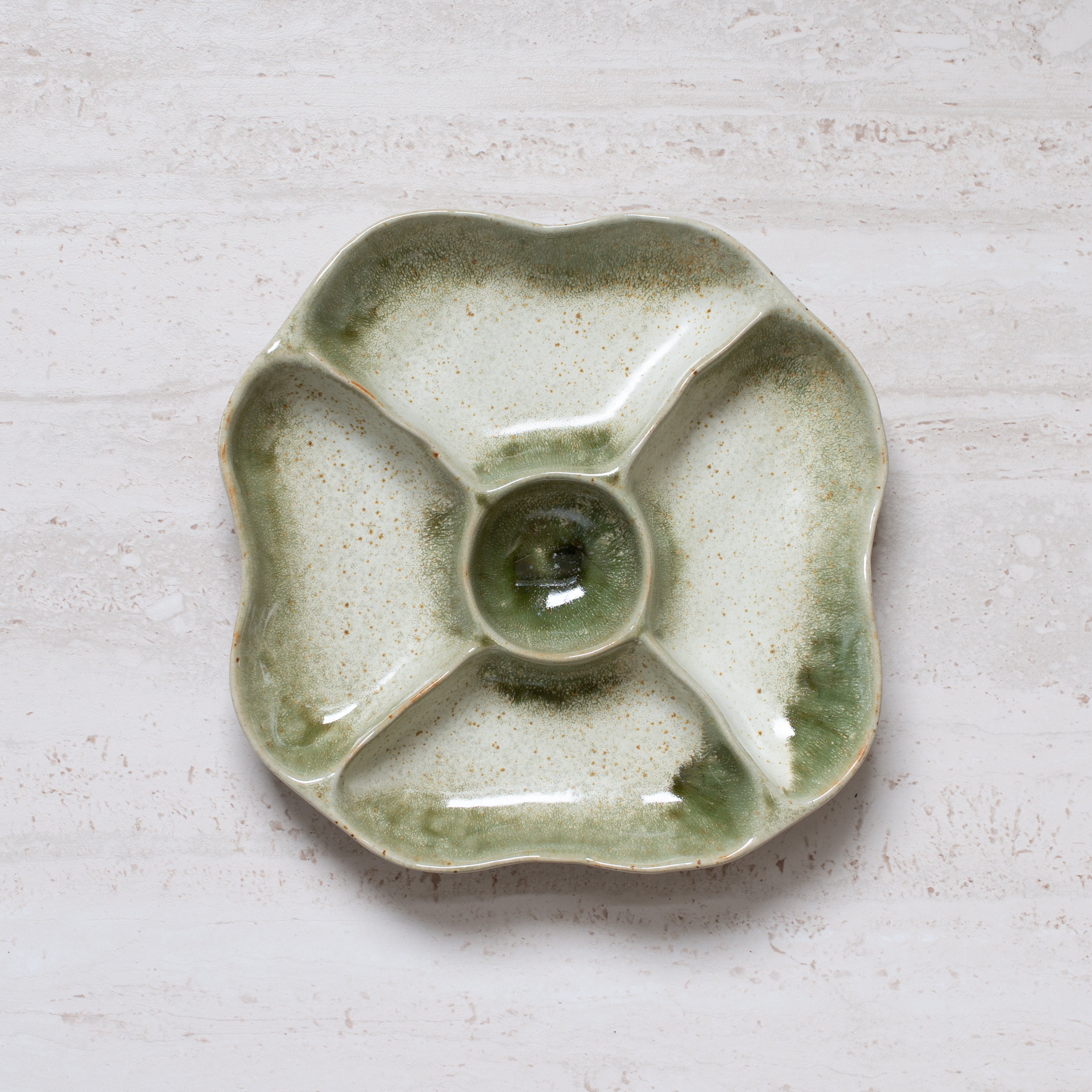 Speckled Relish Dish | Green