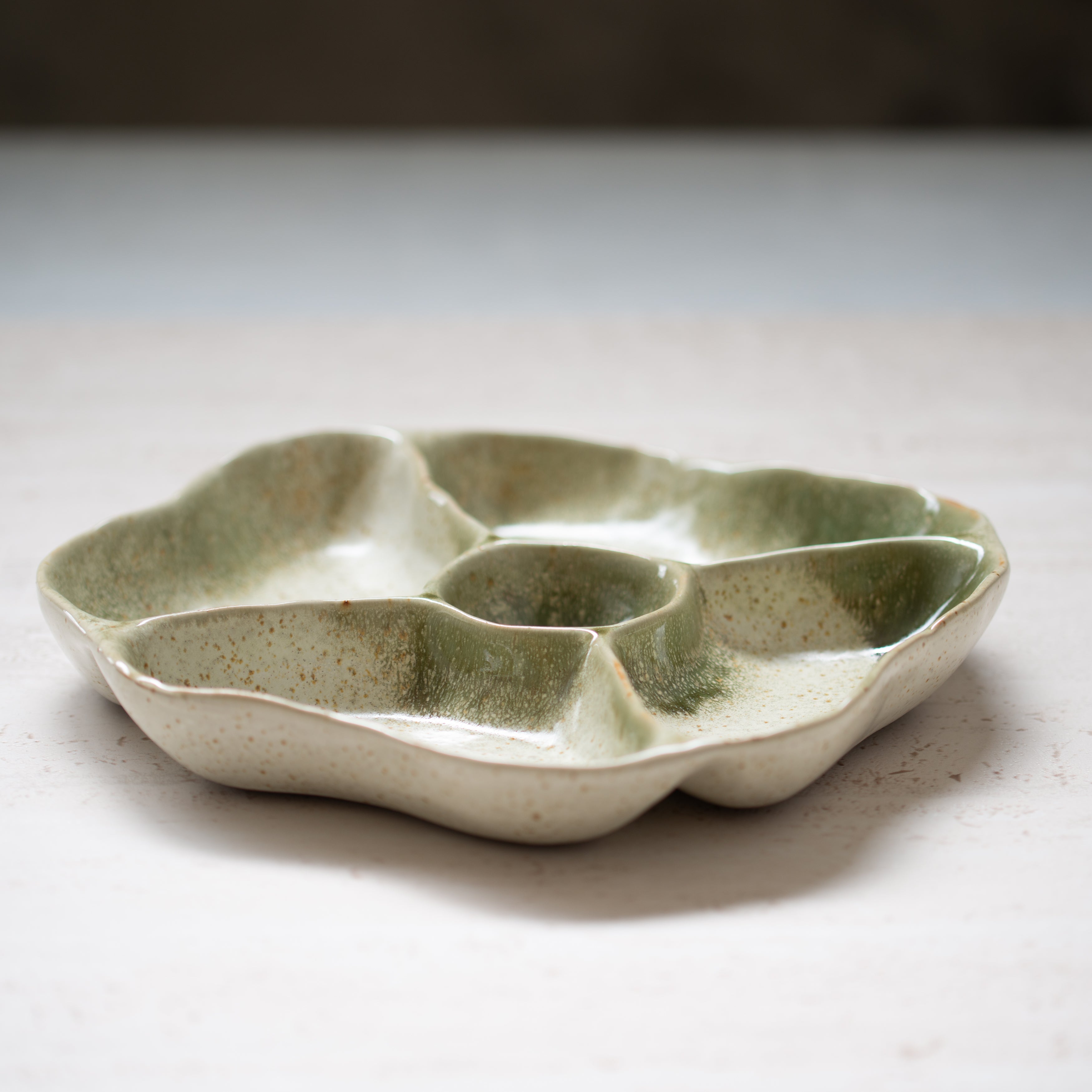 Speckled Relish Dish | Green