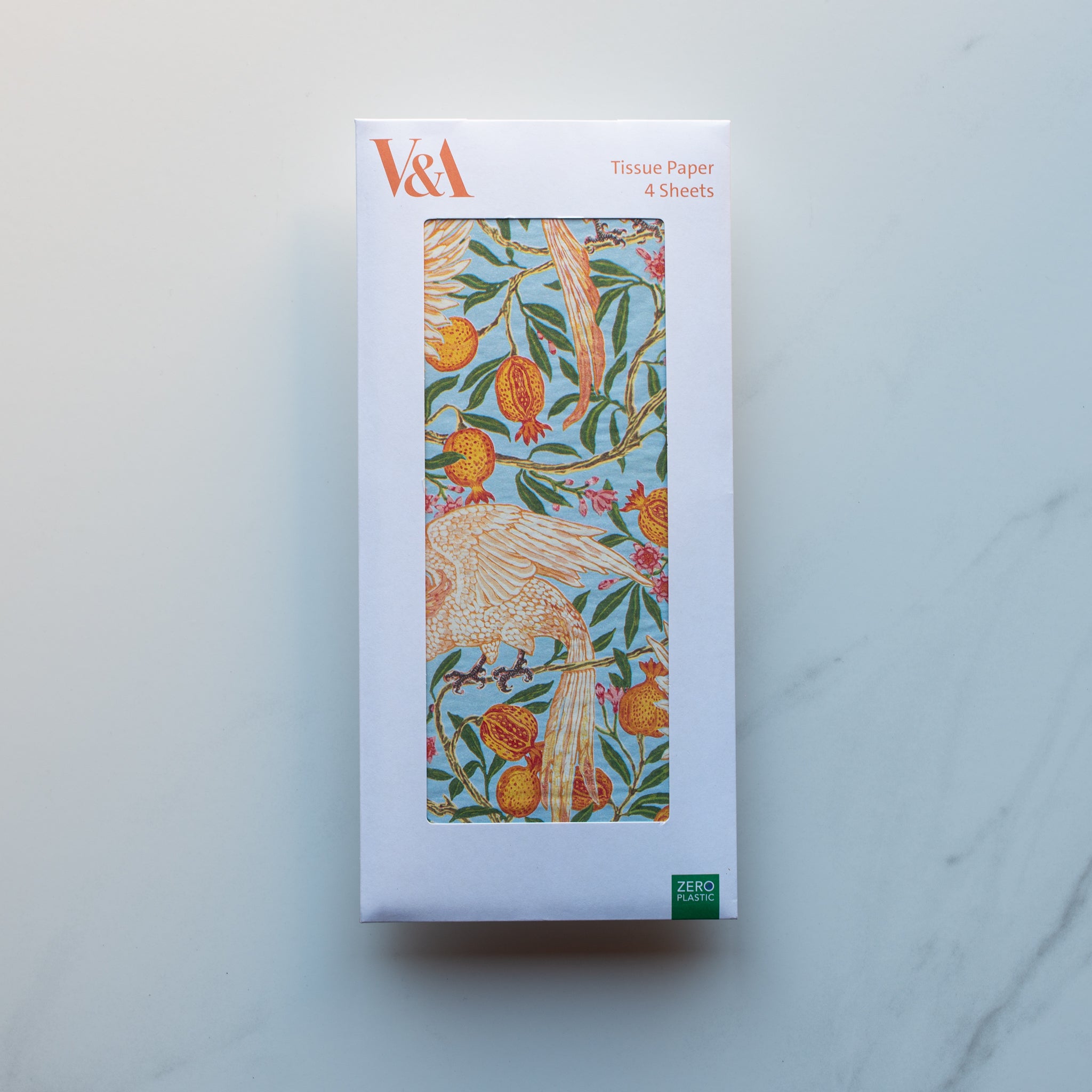 Printed Tissue Paper | Cockatoo + Pomegranate