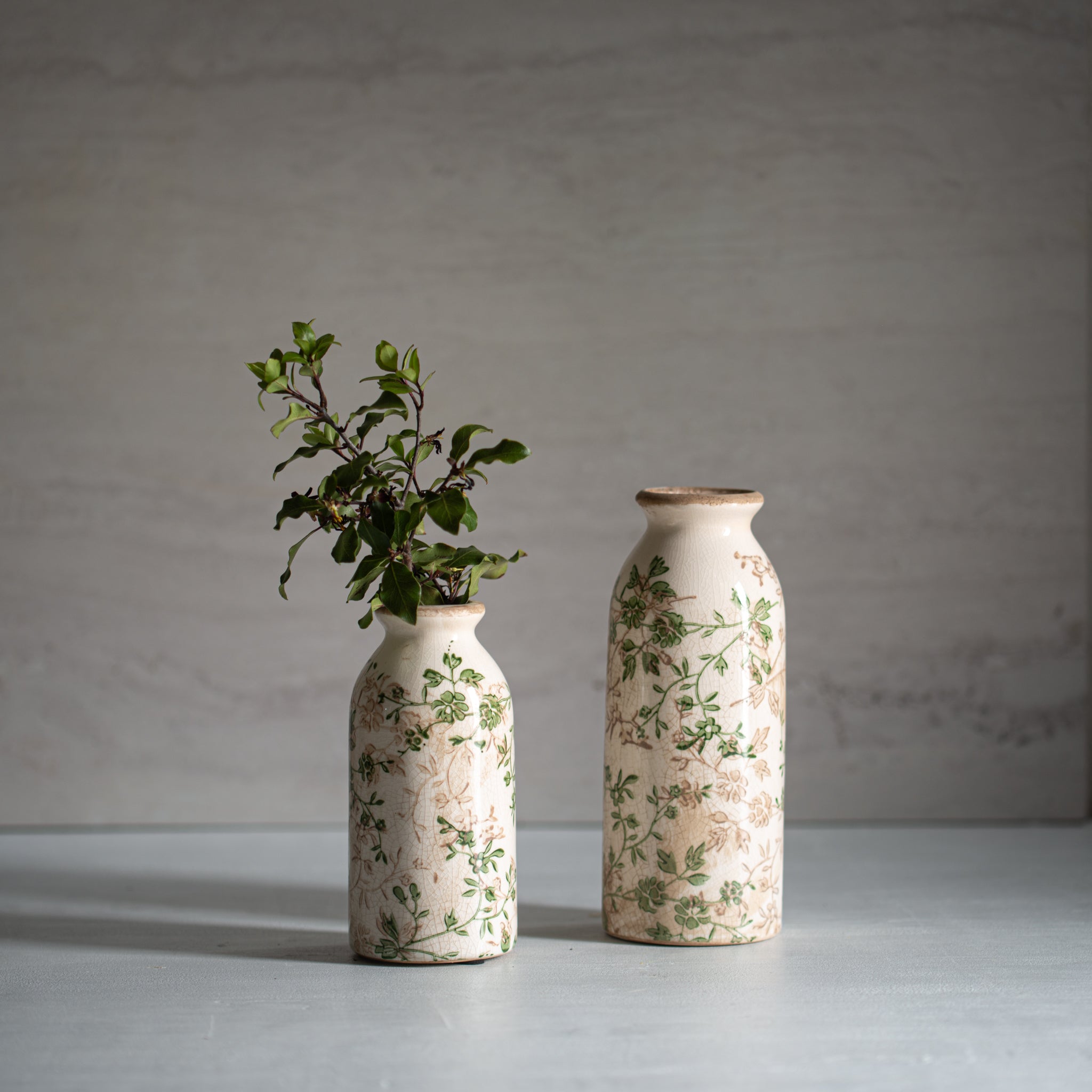 Bud Vases | Evergreen | Set/2