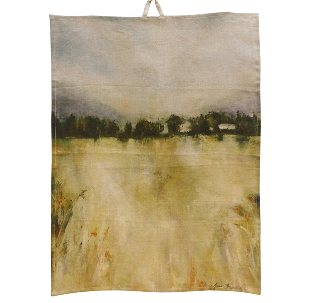 Linen Tea Towel | NZ Harvest Landscape