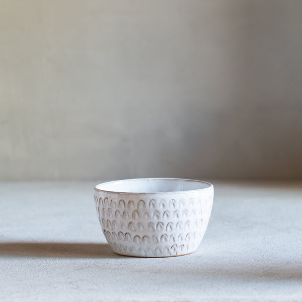 Arch Stoneware Bowl | White