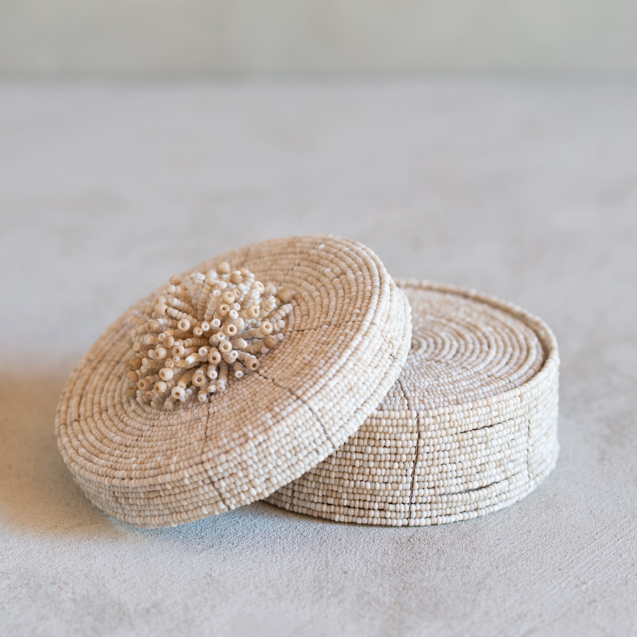 Hand-Beaded Coasters | Set/10