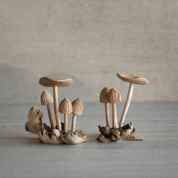 Woodland Mushroom | Hand Carved - Small