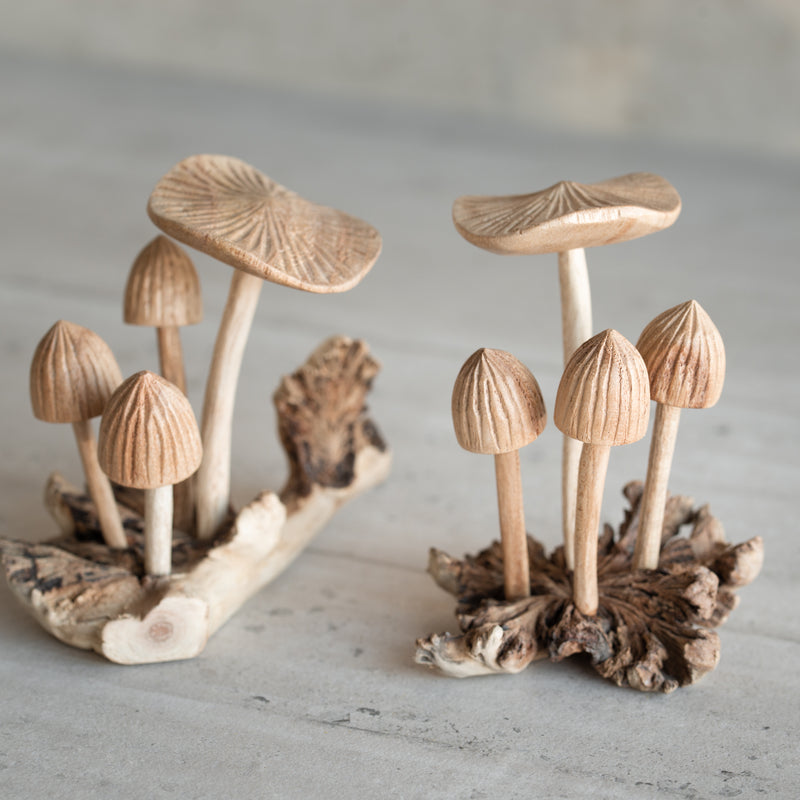 Woodland Mushroom | Hand Carved - Small