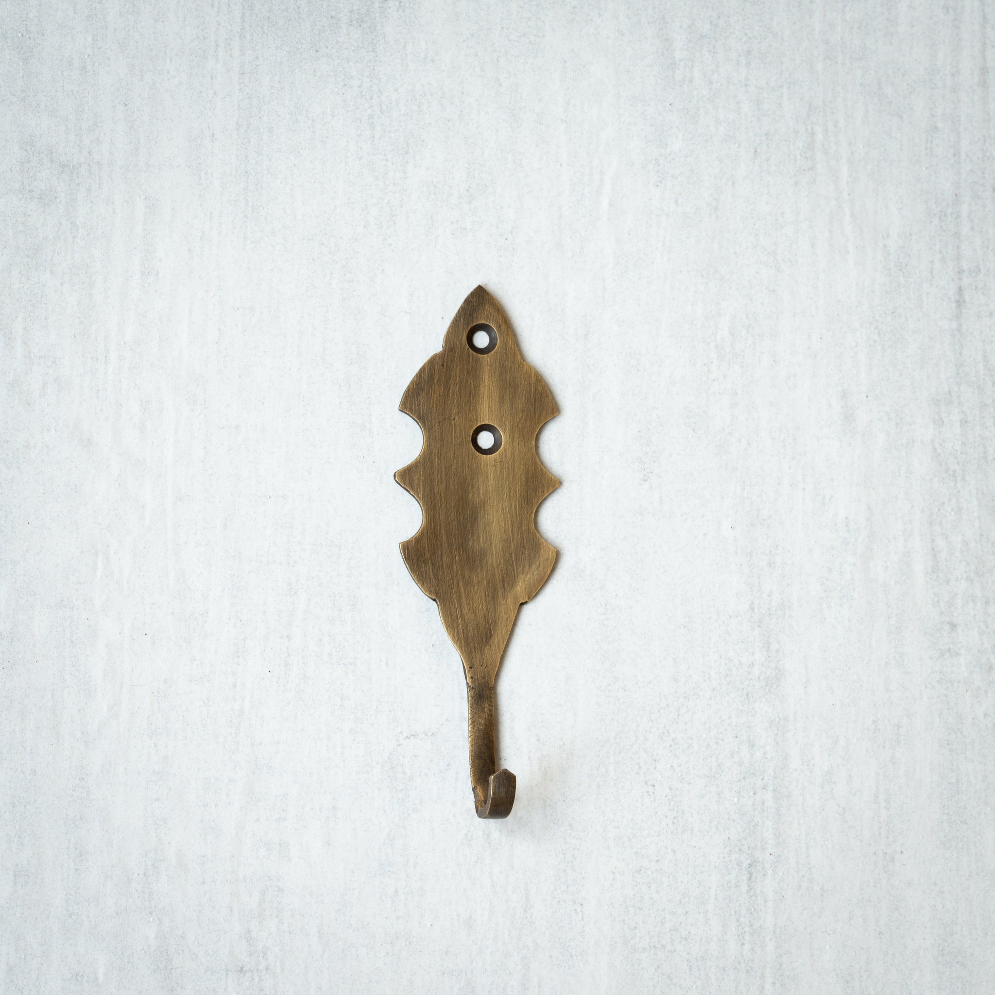 Brass Hook | Leaf Design