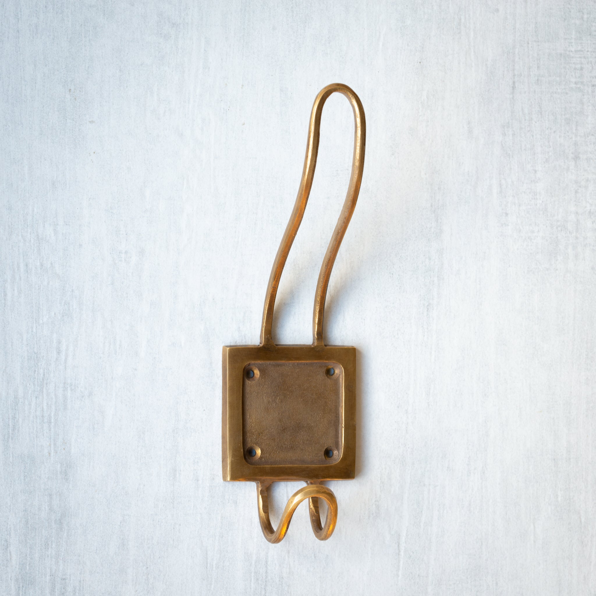 Brass Hook | ‘Double Wire’ Coat Hook