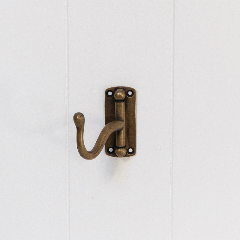 Brass Coat Hook | ‘Simple Hinged’ Hook